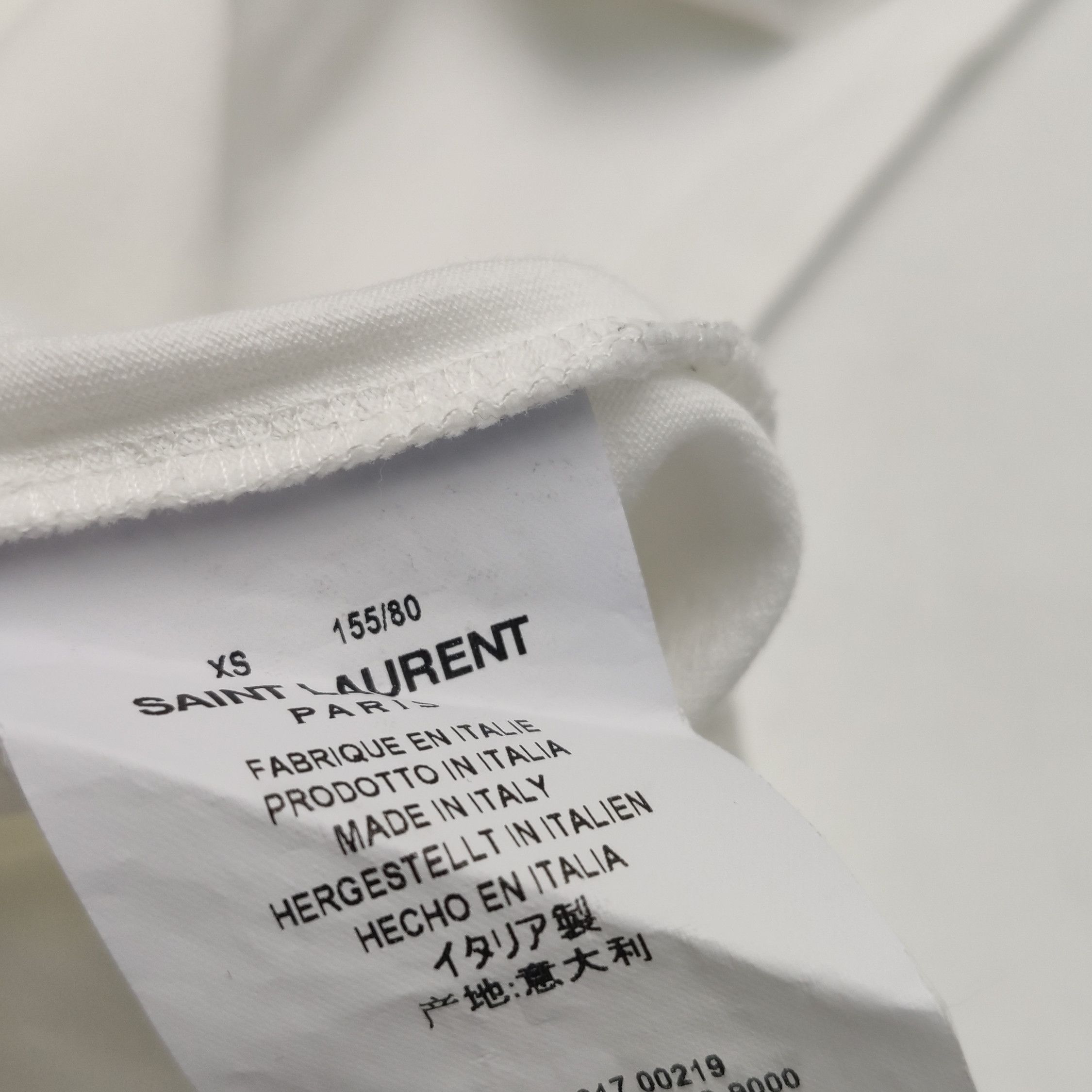 Saint Laurent Paris Saint Laurent Logo T-Shirt Size XS Size US XS / EU 42 / 0 - 7 Thumbnail