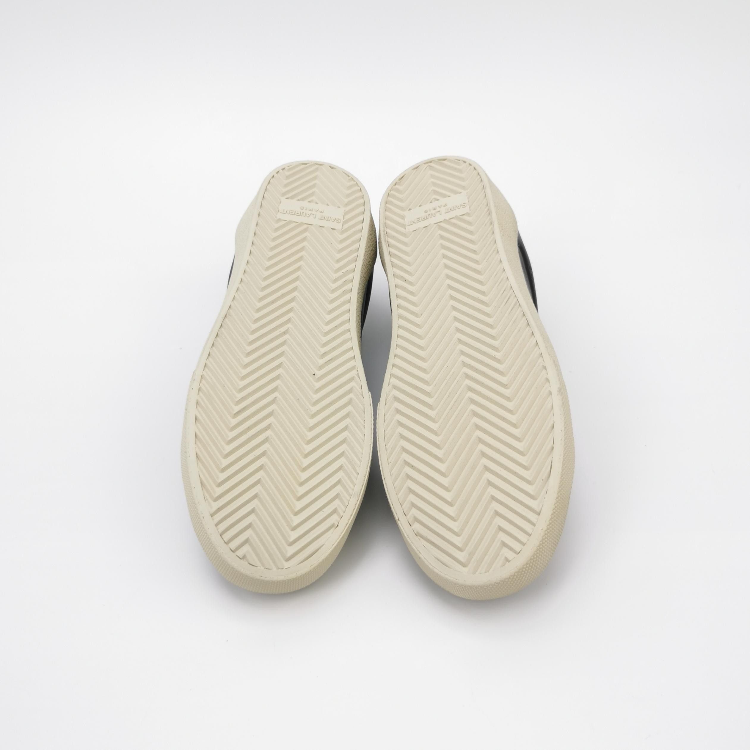 Saint Laurent Paris Saint Laurent Blue Logo Low-Top Sneakers Size 35.5 Size US 5.5 / IT 35.5 - 5 Thumbnail