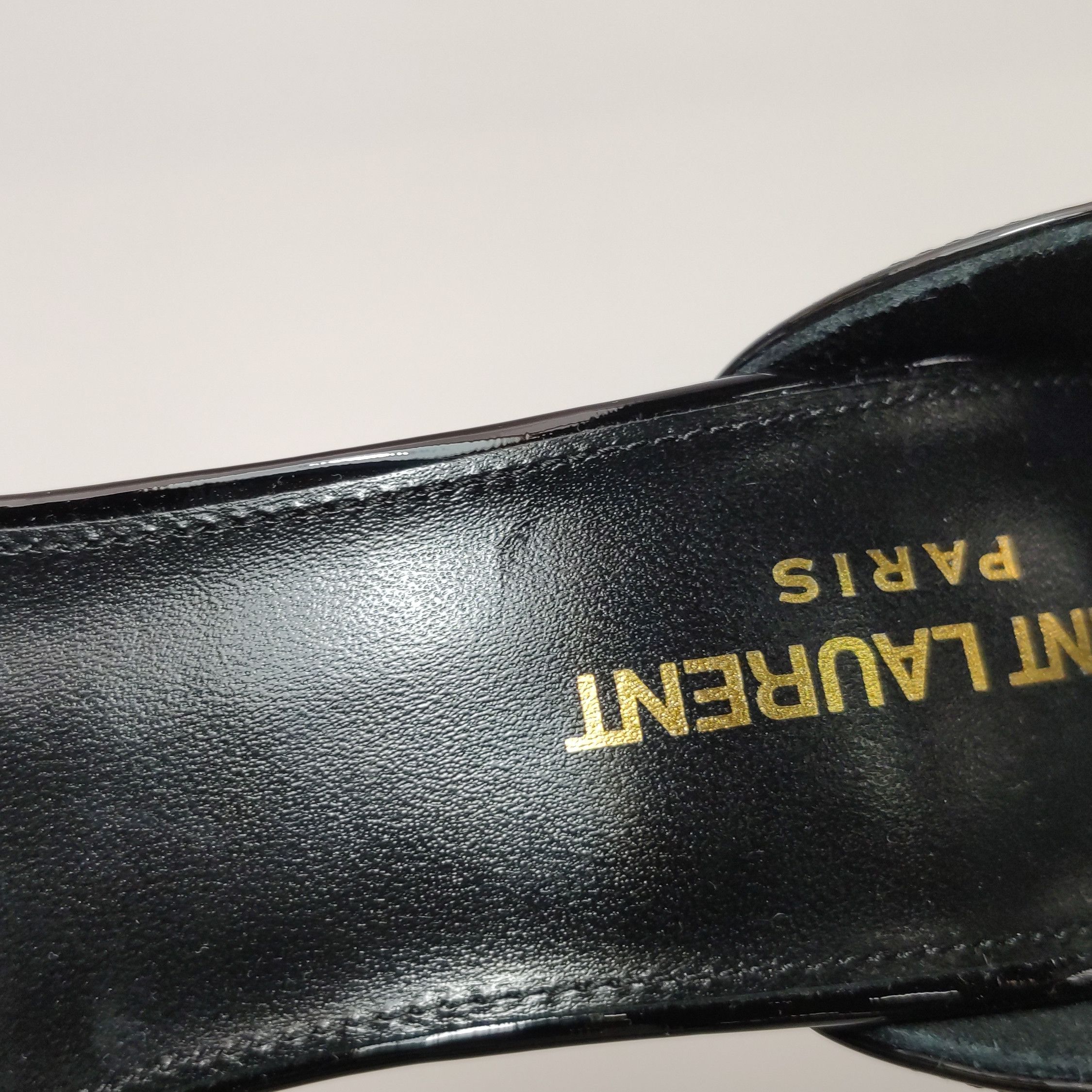 Saint Laurent Paris Saint Laurent Opyum Patent Leather Sandals Size 37 Size US 7 / IT 37 - 7 Thumbnail