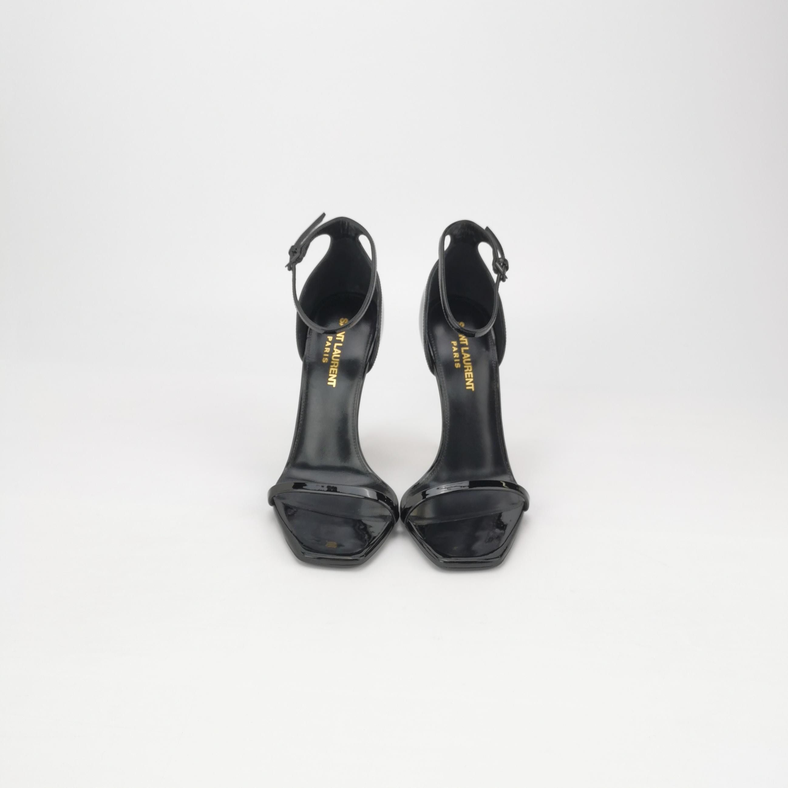 Saint Laurent Paris Saint Laurent Opyum Patent Leather Sandals Size 37 Size US 7 / IT 37 - 3 Thumbnail