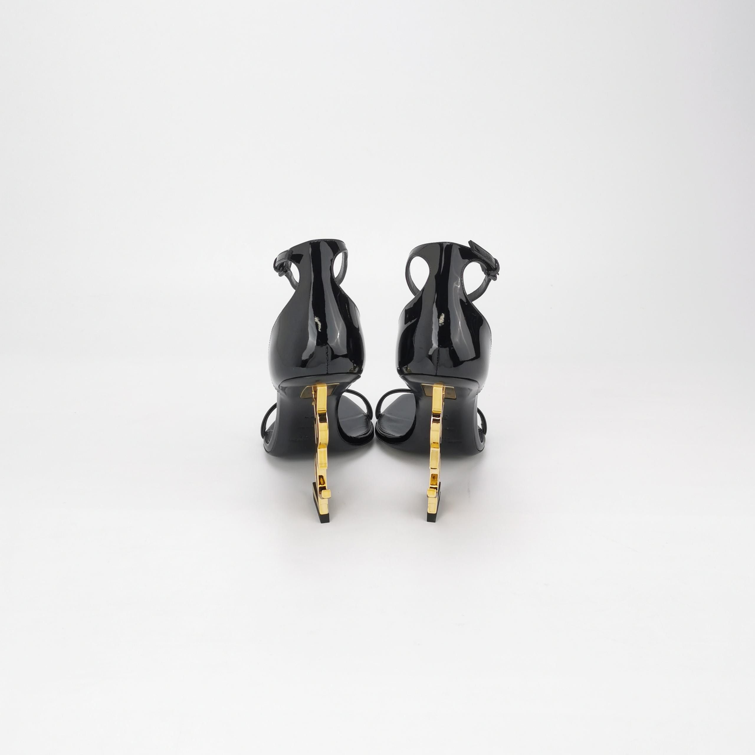 Saint Laurent Paris Saint Laurent Opyum Patent Leather Sandals Size 37 Size US 7 / IT 37 - 4 Thumbnail