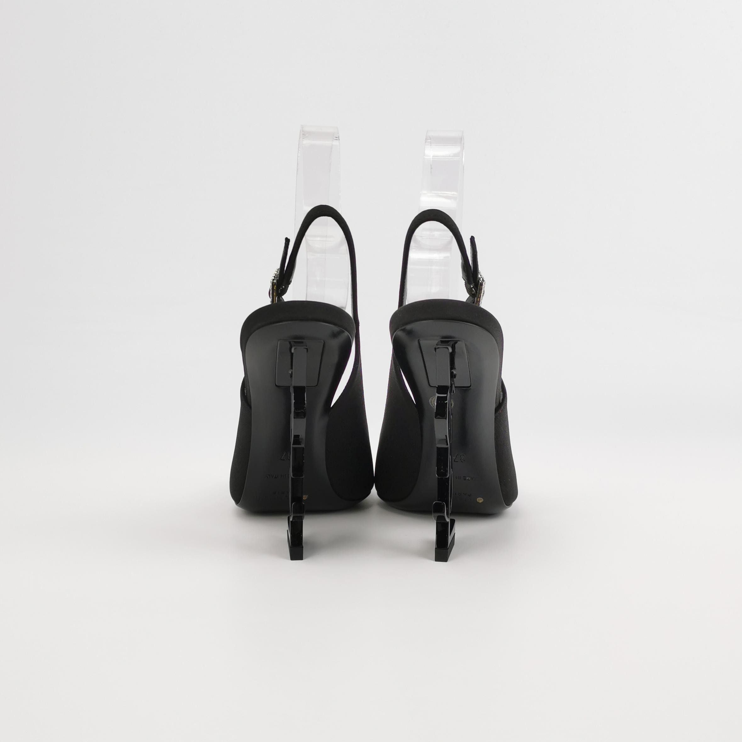 Saint Laurent Paris Saint Laurent Opyum Heels Size 37 Size US 7 / IT 37 - 4 Thumbnail