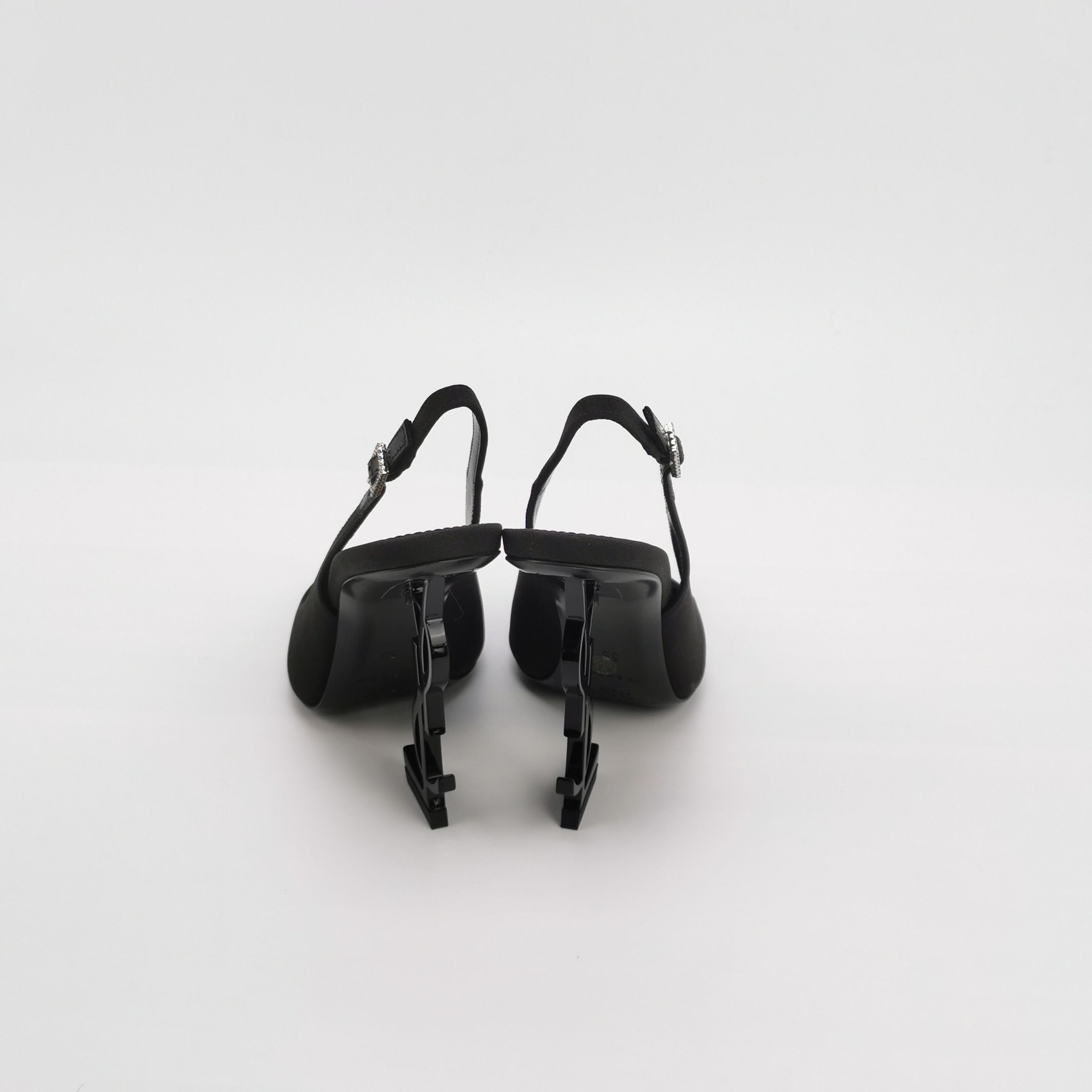 Saint Laurent Paris Saint Laurent Opyum Logo Heel Pumps Black Size 35 Size US 5 / IT 35 - 4 Thumbnail