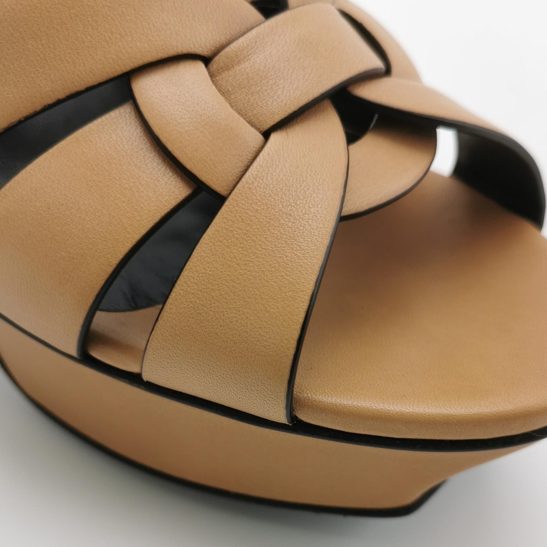 Saint Laurent Paris Saint Laurent Tribute Platform Sandals Size 36.5 Size US 6.5 / IT 36.5 - 8 Thumbnail