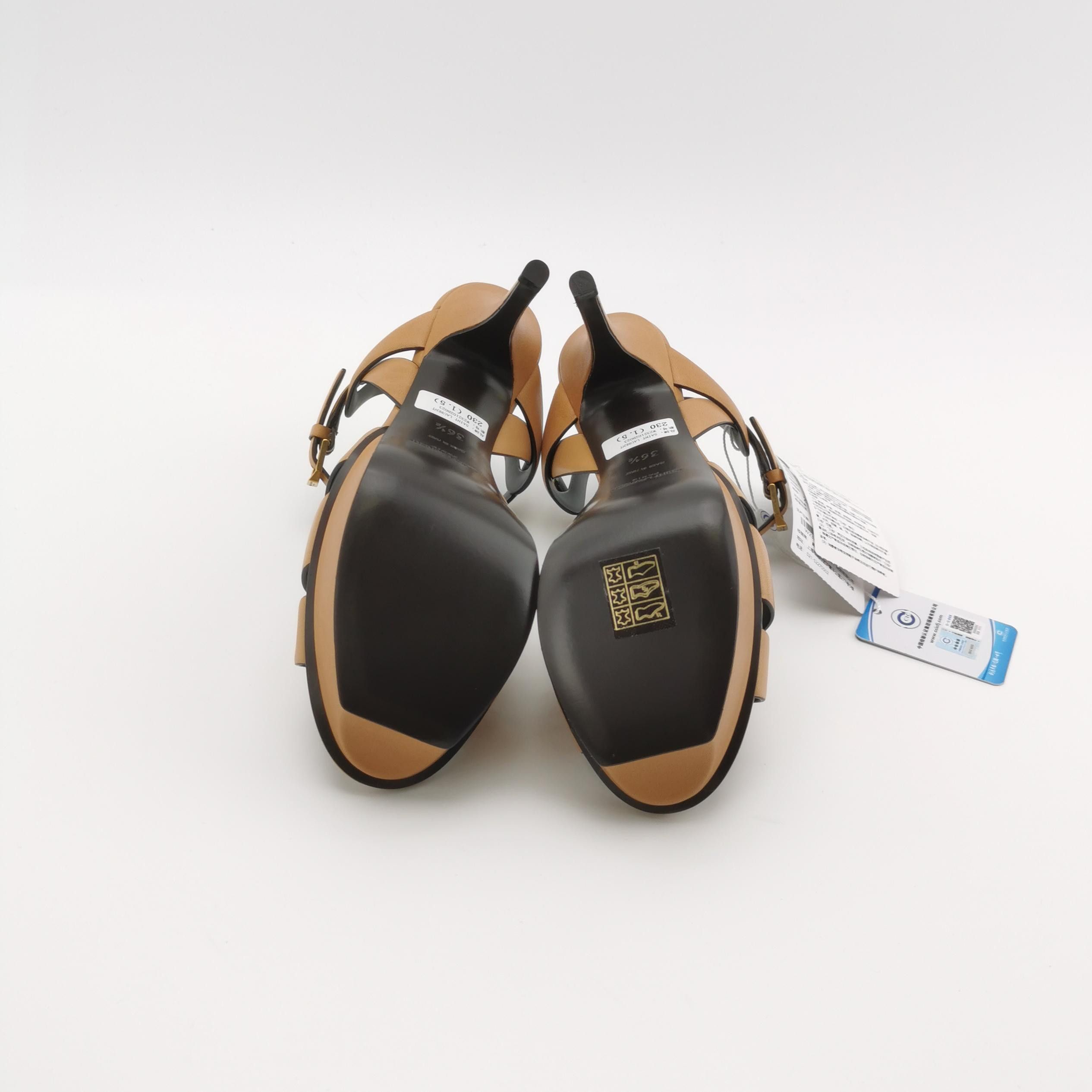 Saint Laurent Paris Saint Laurent Tribute Platform Sandals Size 36.5 Size US 6.5 / IT 36.5 - 5 Thumbnail