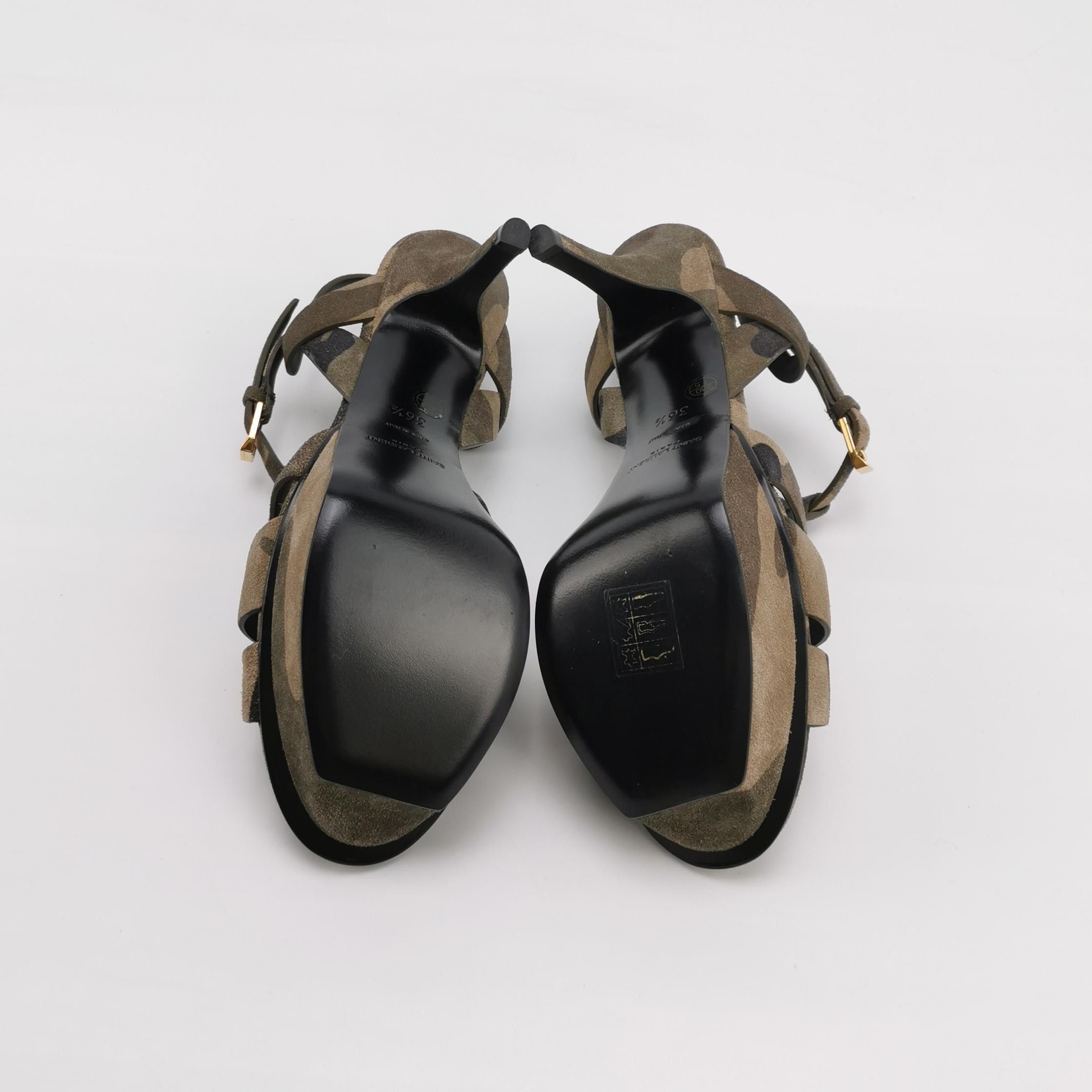 Saint Laurent Paris Saint Laurent Camouflage Tribute Heels Size 36.5 Size US 6.5 / IT 36.5 - 5 Thumbnail