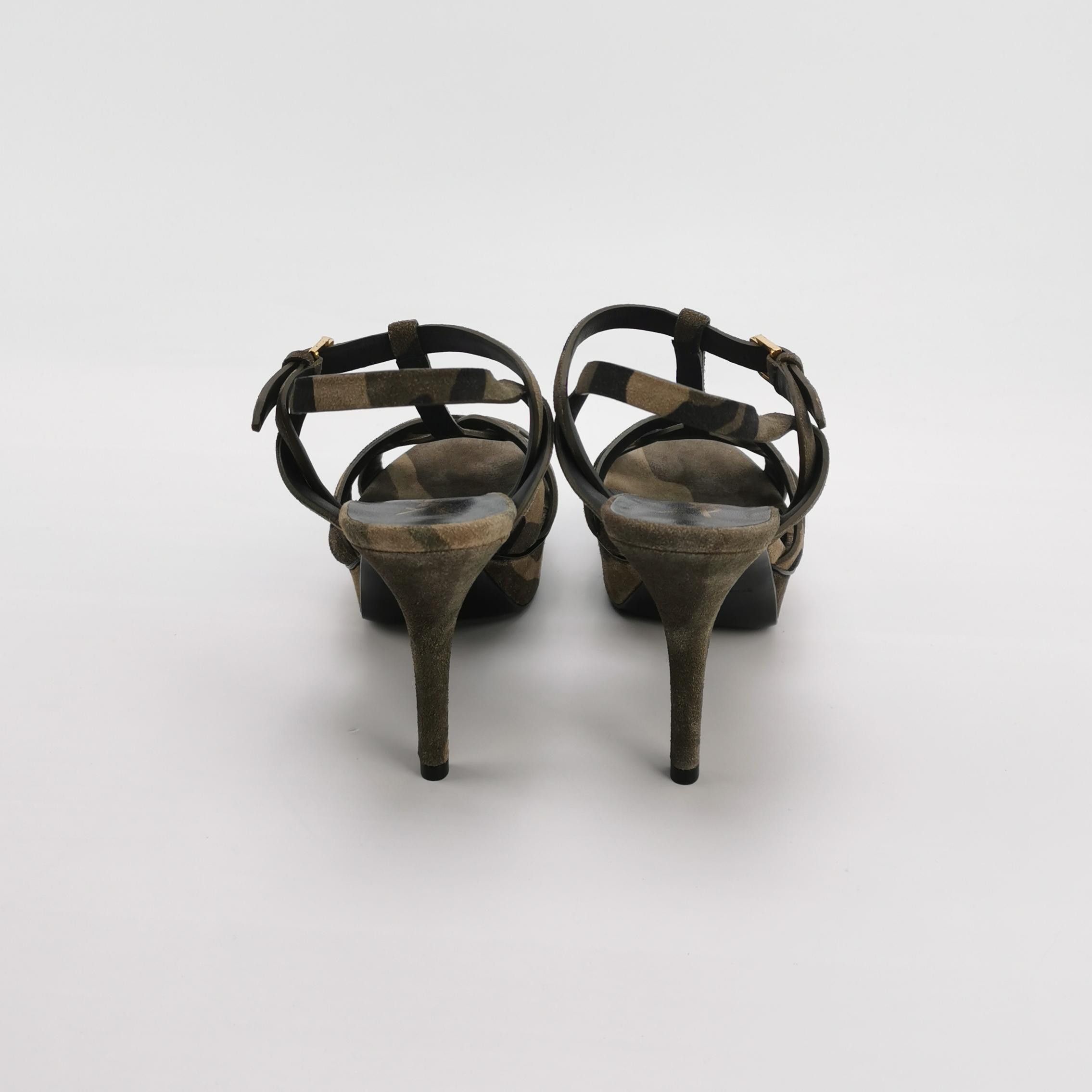 Saint Laurent Paris Saint Laurent Camouflage Tribute Heels Size 36.5 Size US 6.5 / IT 36.5 - 4 Thumbnail