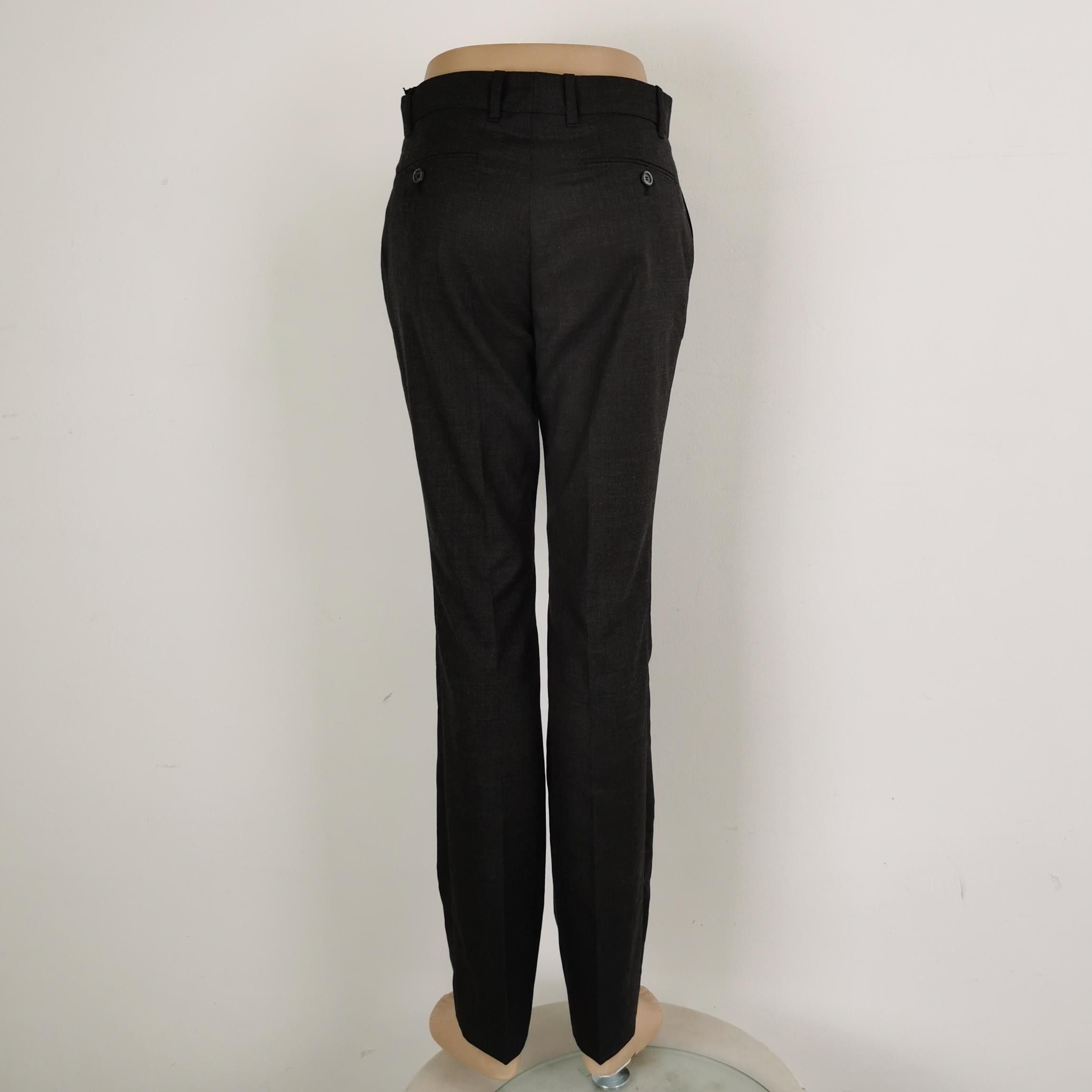 Gucci Gucci Black Wool Pants Size 36 Size 25" / US 0 / IT 36 - 3 Thumbnail