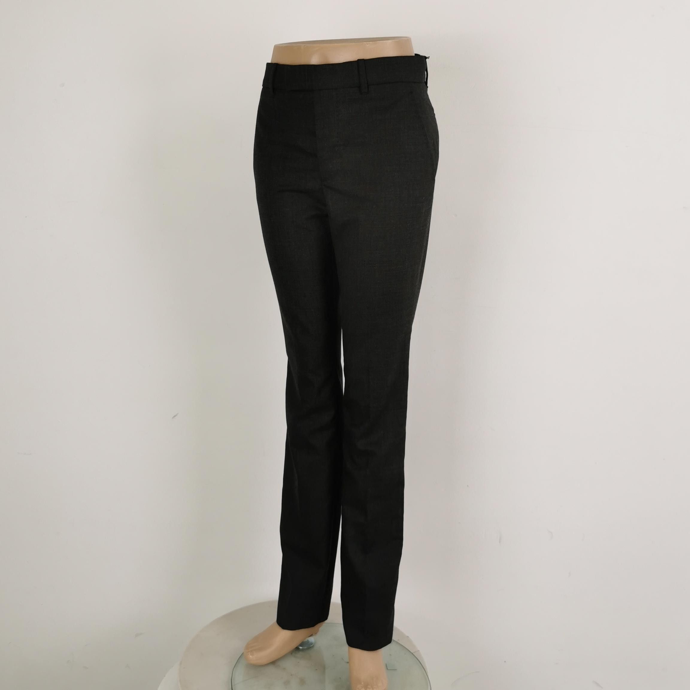 Gucci Gucci Black Wool Pants Size 36 Size 25" / US 0 / IT 36 - 2 Thumbnail