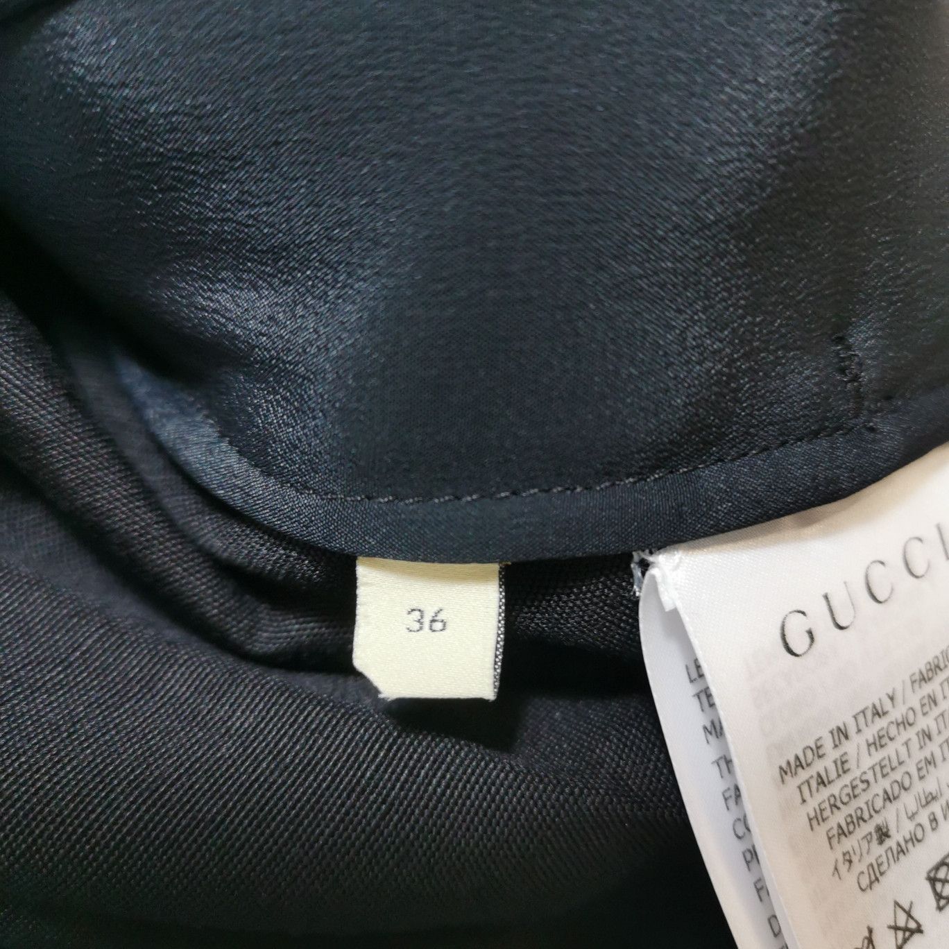 Gucci Gucci Black Viscose Blend Dress Size 36 Size XS / US 0-2 / IT 36-38 - 7 Thumbnail