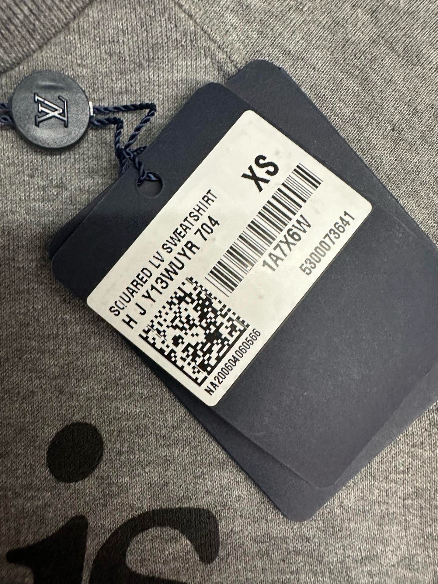Louis Vuitton Louis Vuitton x Nigo Squared Logo Sweatshirt Size XS Size US XS / EU 42 / 0 - 8 Thumbnail