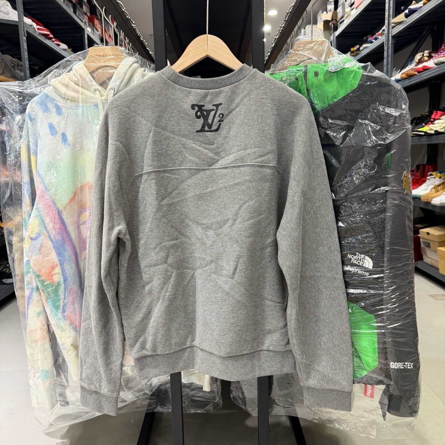 Louis Vuitton Louis Vuitton x Nigo Squared Logo Sweatshirt Size XS Size US XS / EU 42 / 0 - 3 Thumbnail