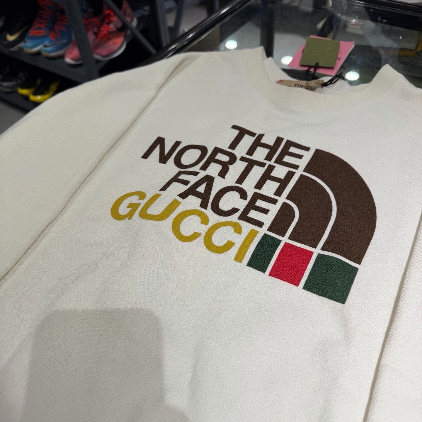 Gucci Gucci x The North Face Logo Sweatshirt Size M Size US M / EU 48-50 / 2 - 6 Thumbnail