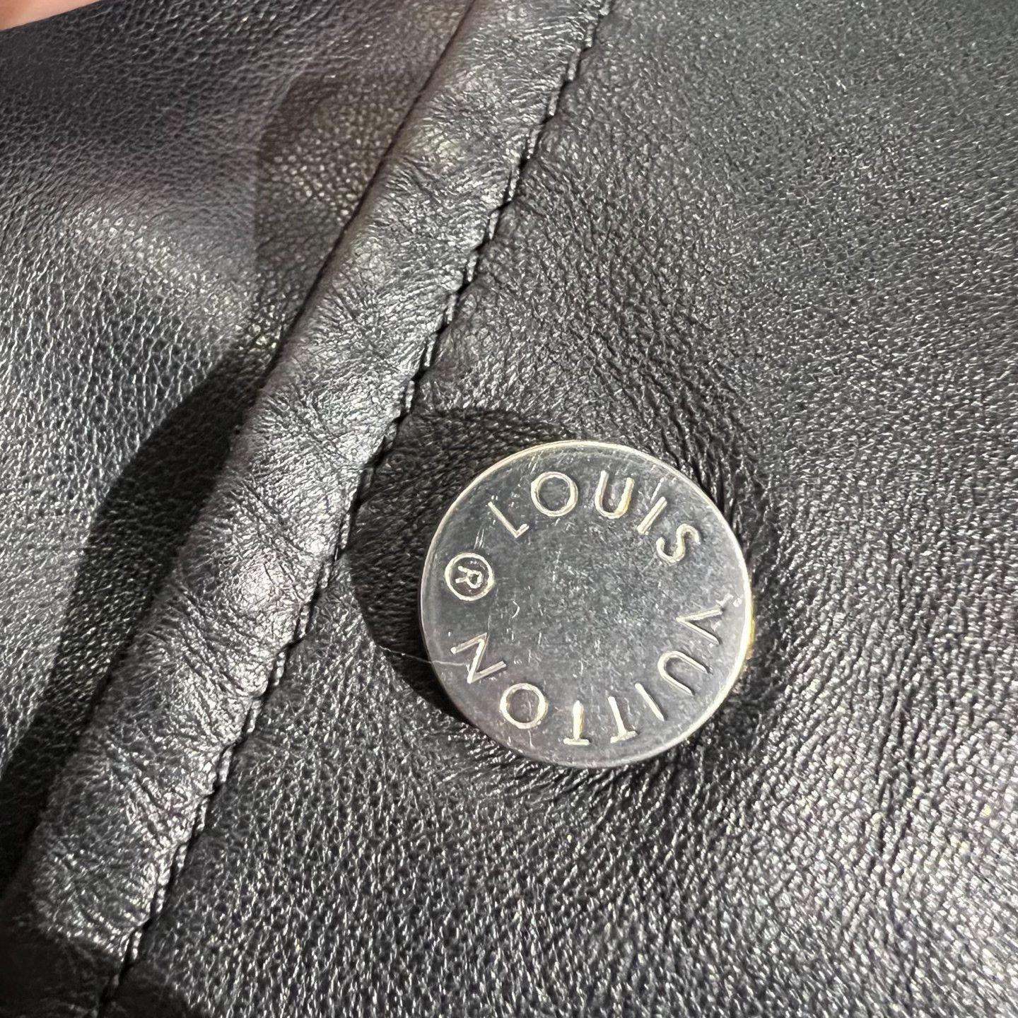 Louis Vuitton Louis Vuitton Leather Sleeve Bomber Jacket Size 48 Size US M / EU 48-50 / 2 - 7 Thumbnail
