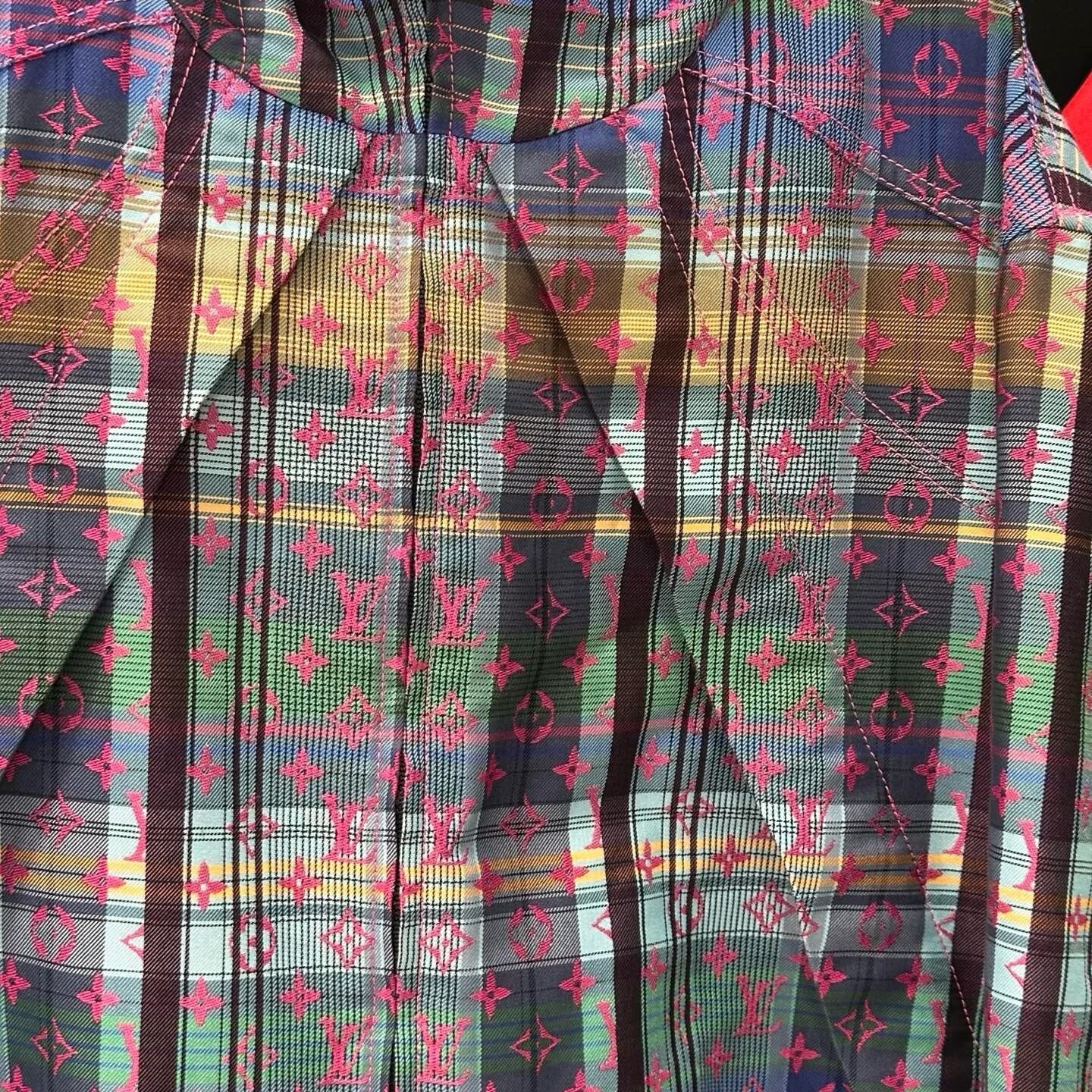 Louis Vuitton Louis Vuitton Monogram Plaid Hooded Jacket Size M Size US M / EU 48-50 / 2 - 4 Thumbnail