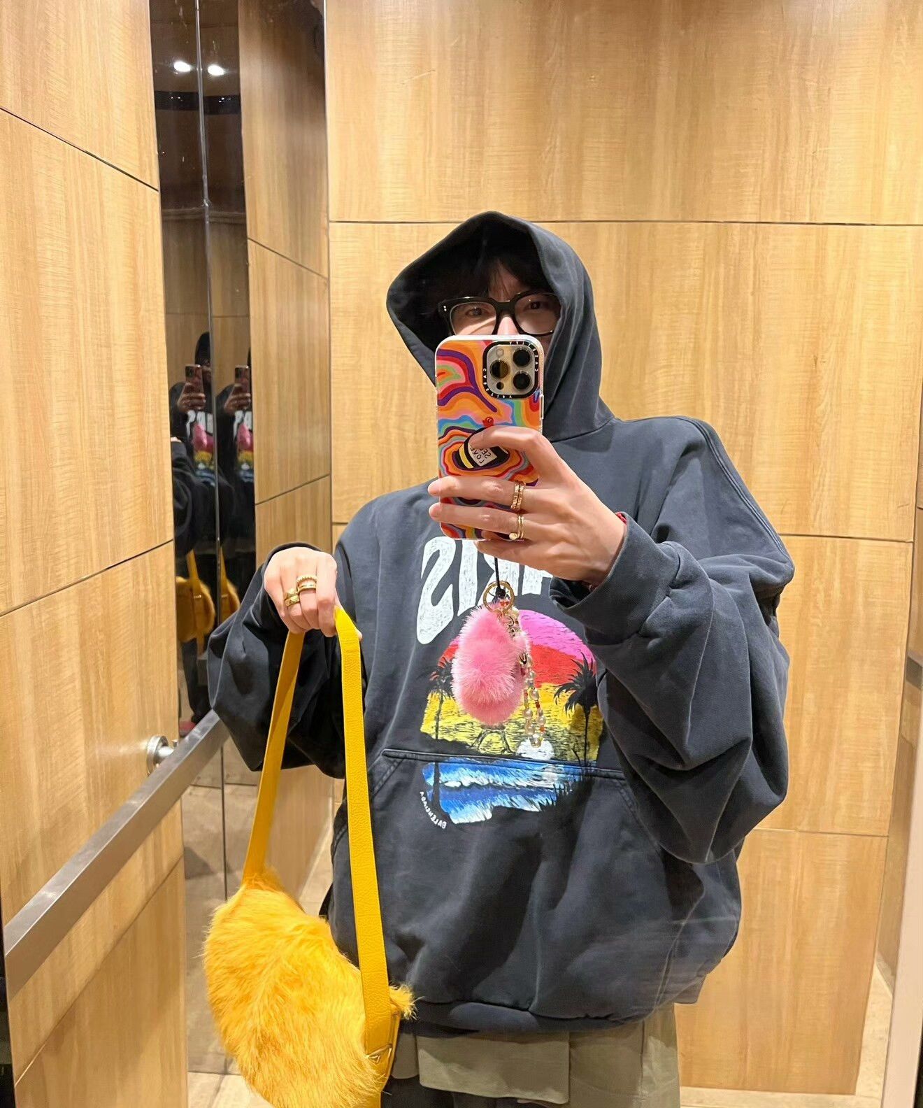 Balenciaga Balenciaga Paris Sunset Hoodie Size 2 Size US M / EU 48-50 / 2 - 7 Thumbnail