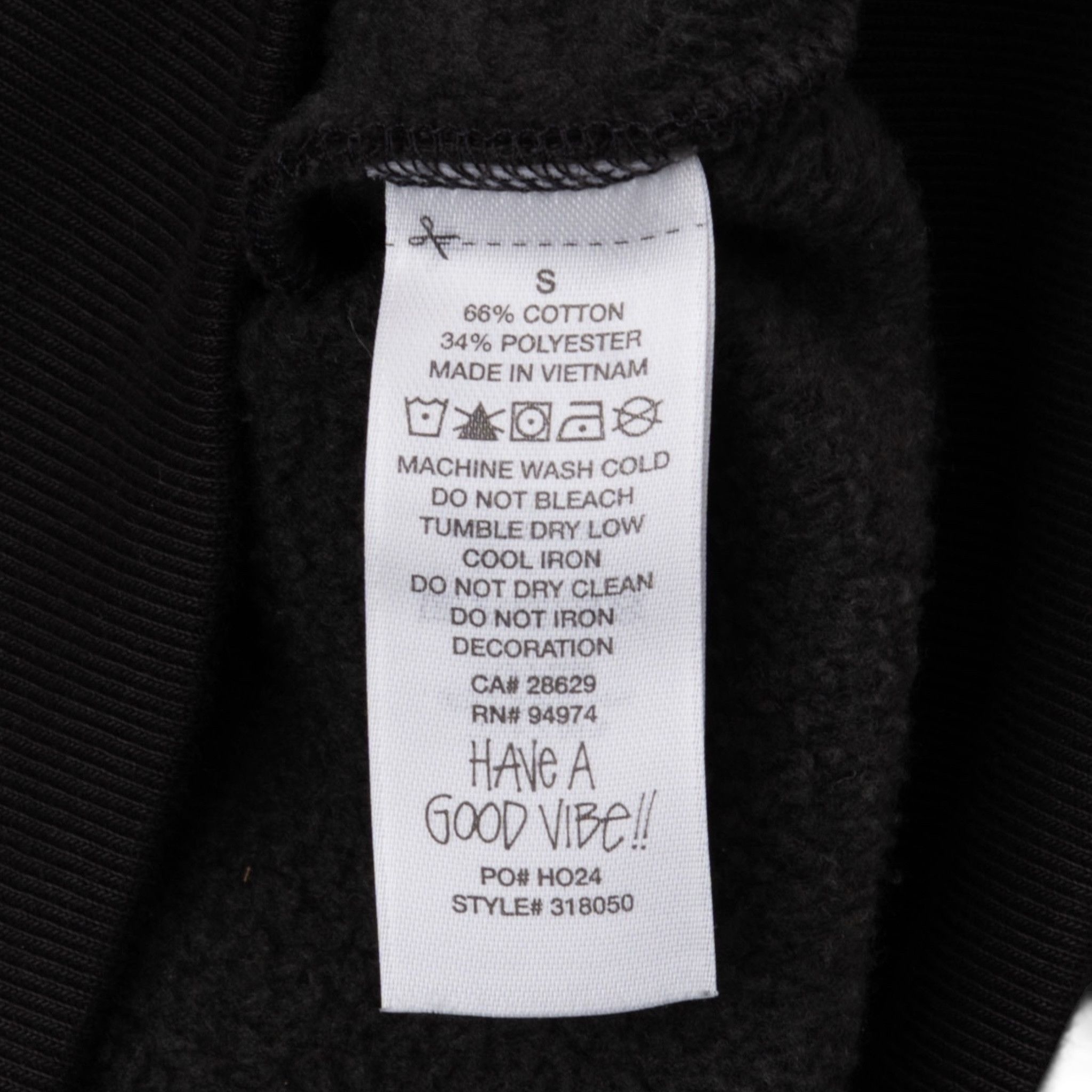 DENIM TEARS x Stussy Never Renege Hooded Sweatshirt Black Size US S / EU 44-46 / 1 - 6 Thumbnail
