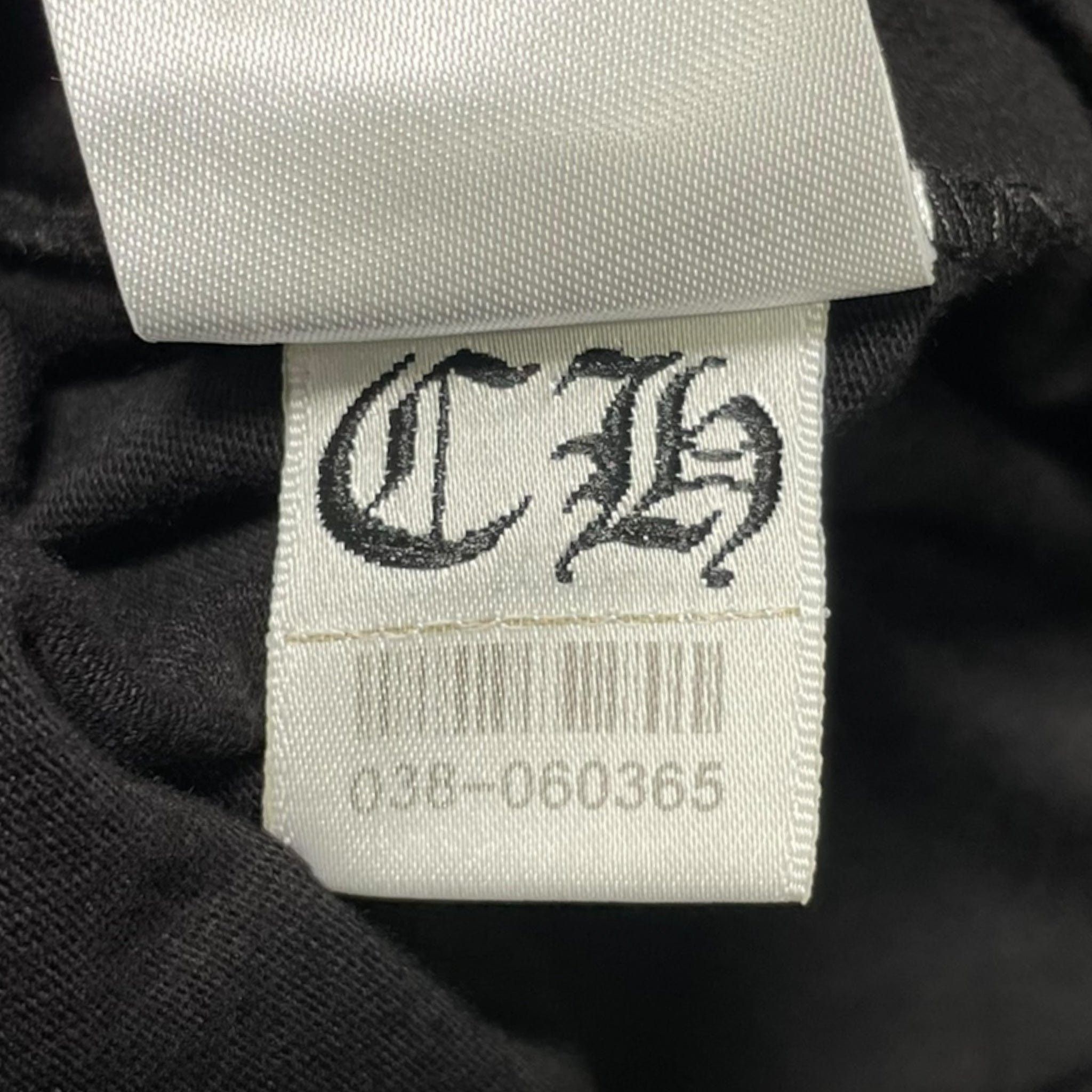 Chrome Hearts Neck Logo Short Sleeve Tee Shirt Black White Size US XL / EU 56 / 4 - 6 Thumbnail