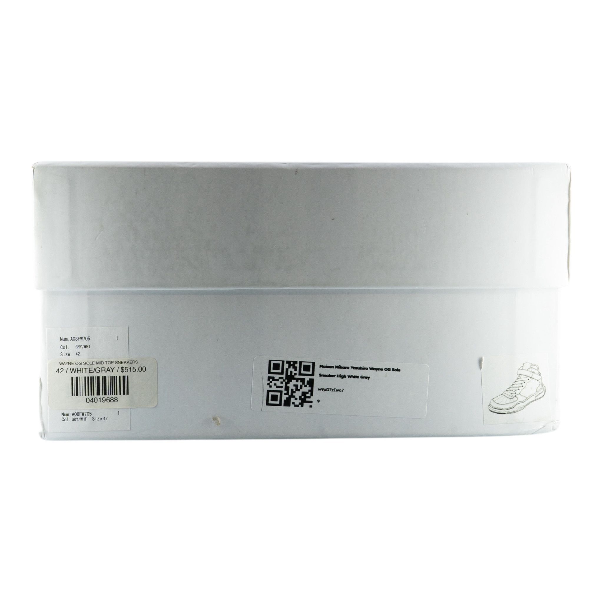 Maison MIHARA YASUHIRO Wayne OG Sole Sneaker High White Grey Size US 9 / EU 42 - 8 Thumbnail