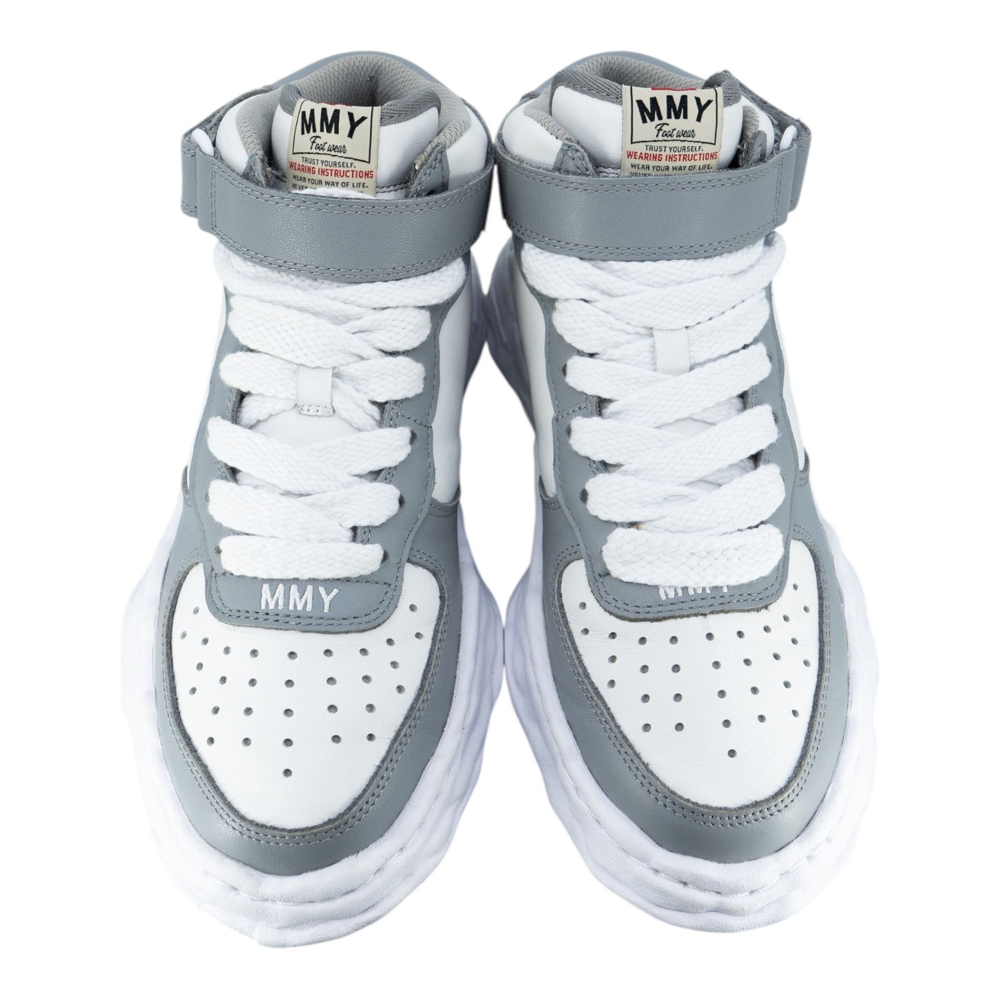Maison MIHARA YASUHIRO Wayne OG Sole Sneaker High White Grey Size US 9 / EU 42 - 5 Thumbnail