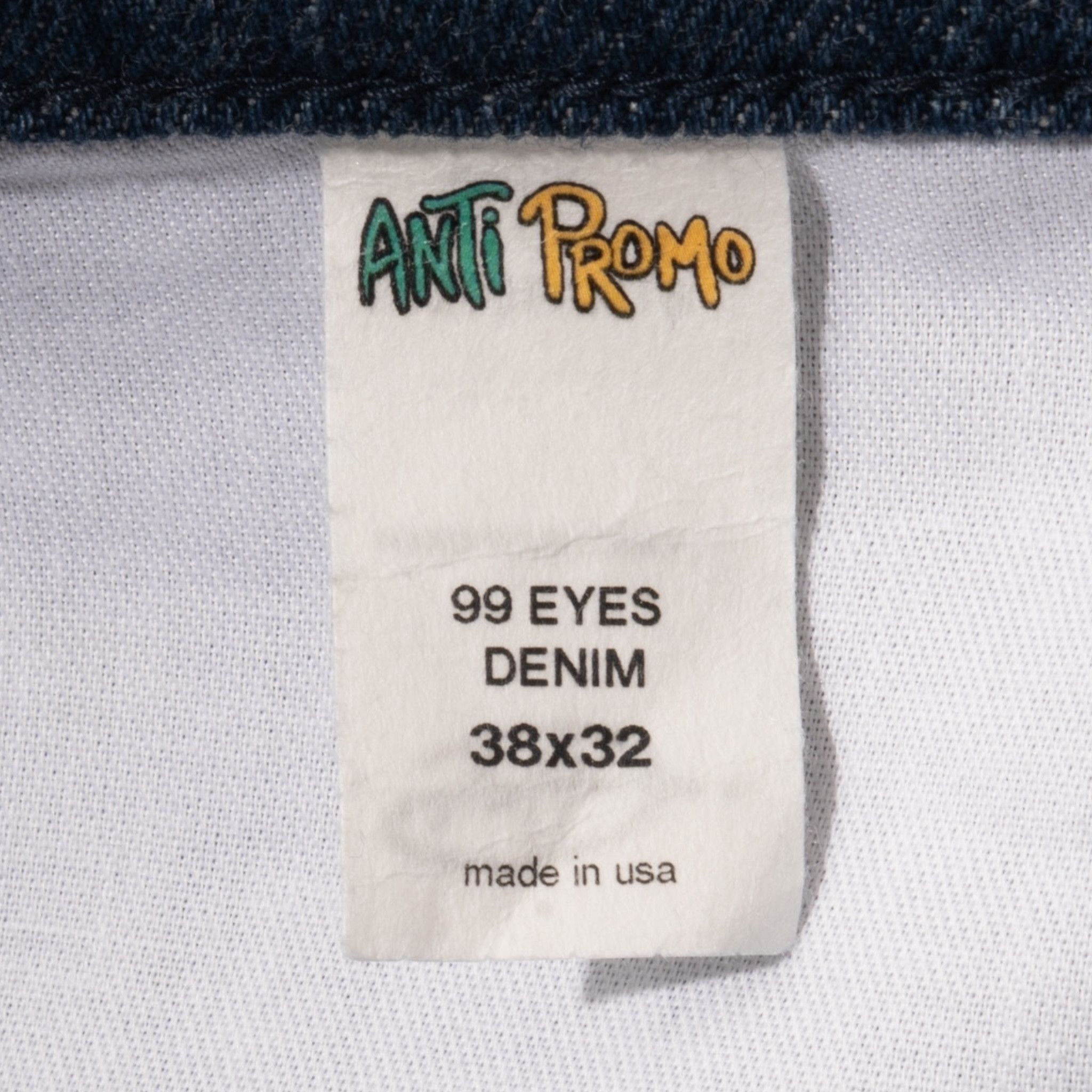 Matty Boy Anti Promo 99 Eyes Jeans Dark Indigo Black Multi Size US 38 / EU 54 - 6 Thumbnail