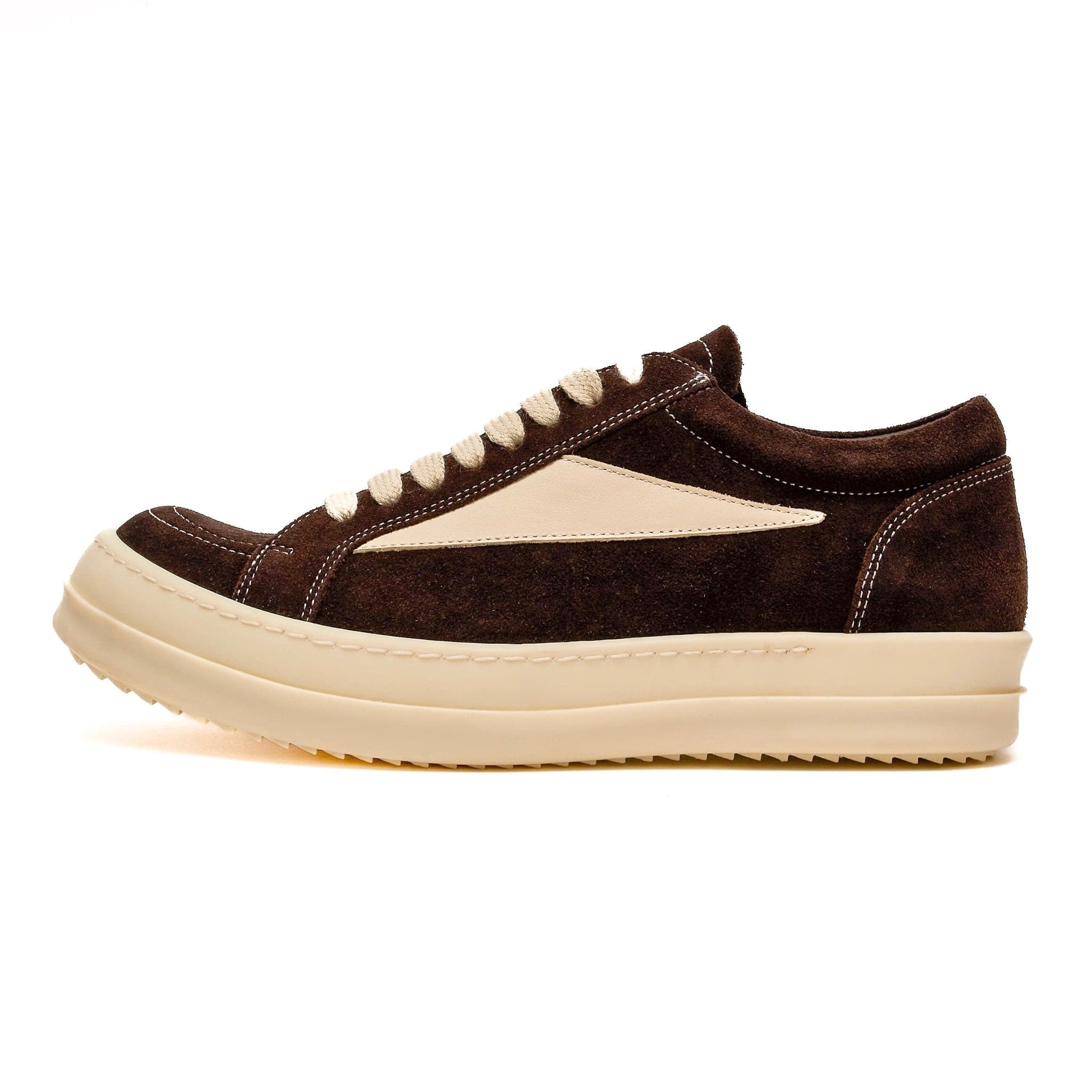 Rick Owens Hollywood Vintage Sneaker Low Mahogany Milk Size US 6 / IT 36 - 2 Thumbnail