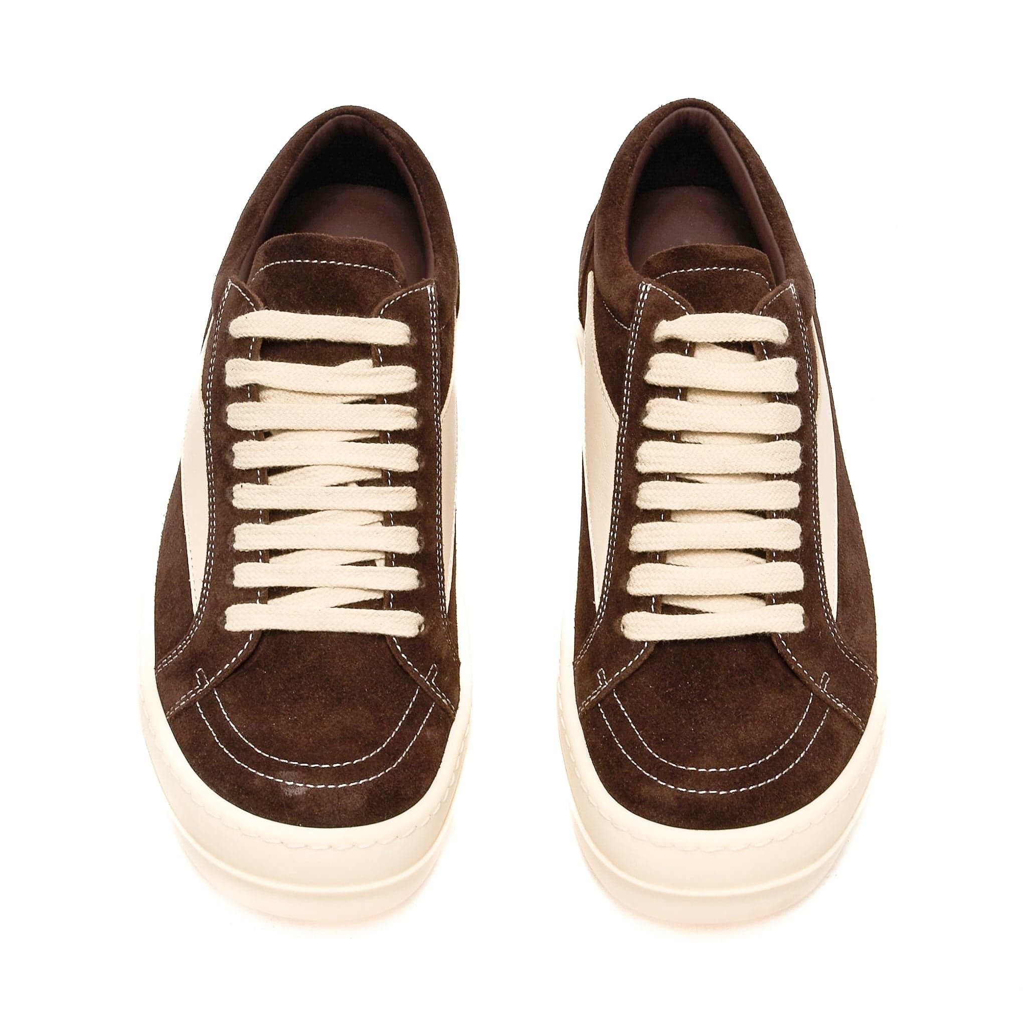 Rick Owens Hollywood Vintage Sneaker Low Mahogany Milk Size US 6 / IT 36 - 5 Thumbnail
