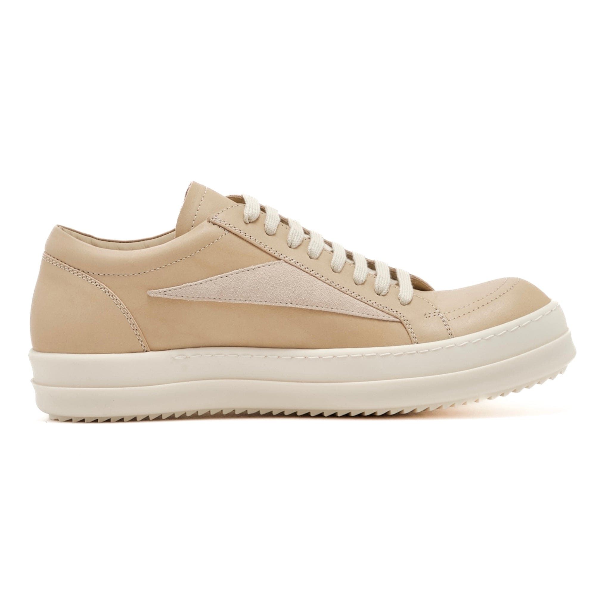 Rick Owens Hollywood Vintage Sneaker Low Parchment Milk Size US 9 / EU 42 - 4 Thumbnail