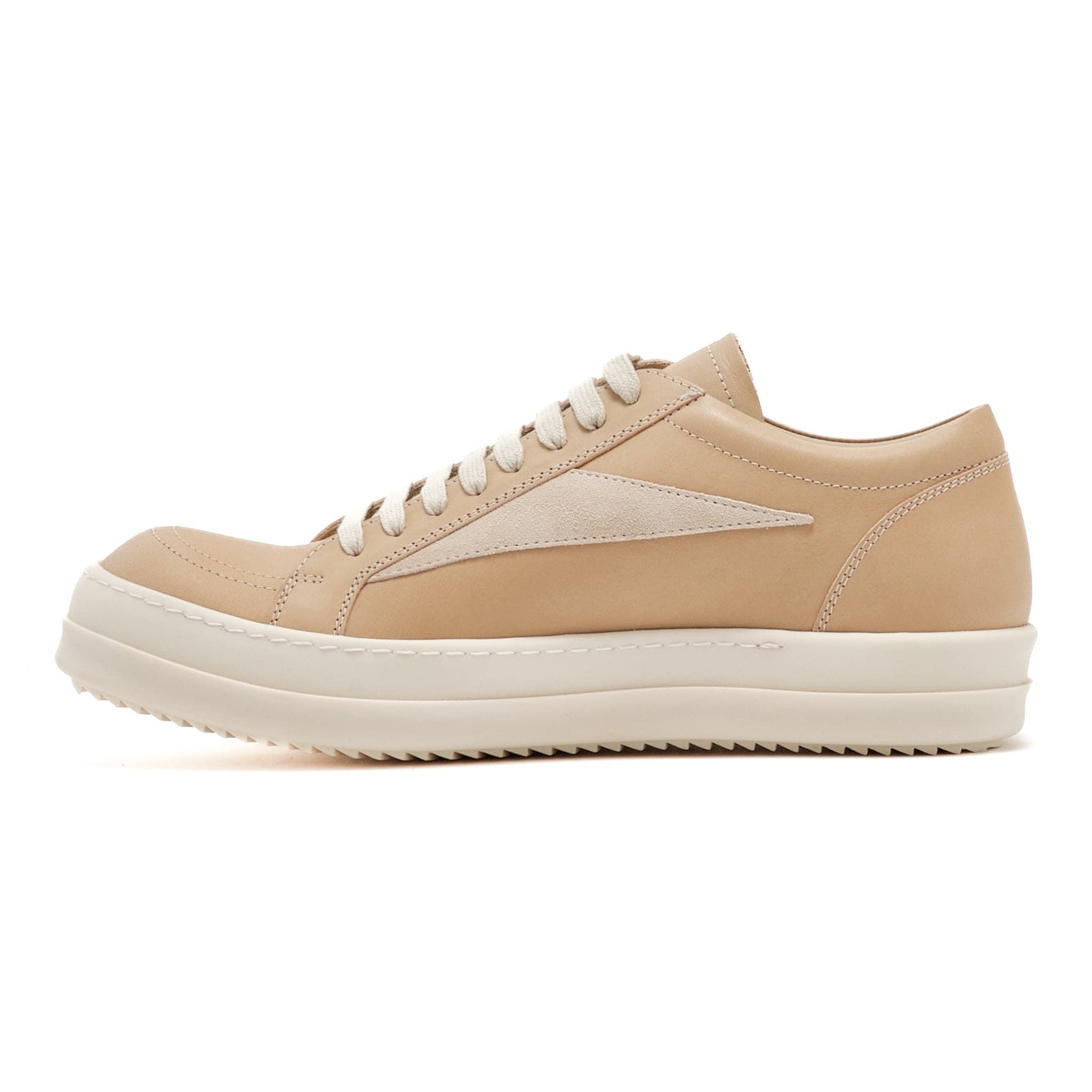 Rick Owens Hollywood Vintage Sneaker Low Parchment Milk Size US 9 / EU 42 - 3 Thumbnail