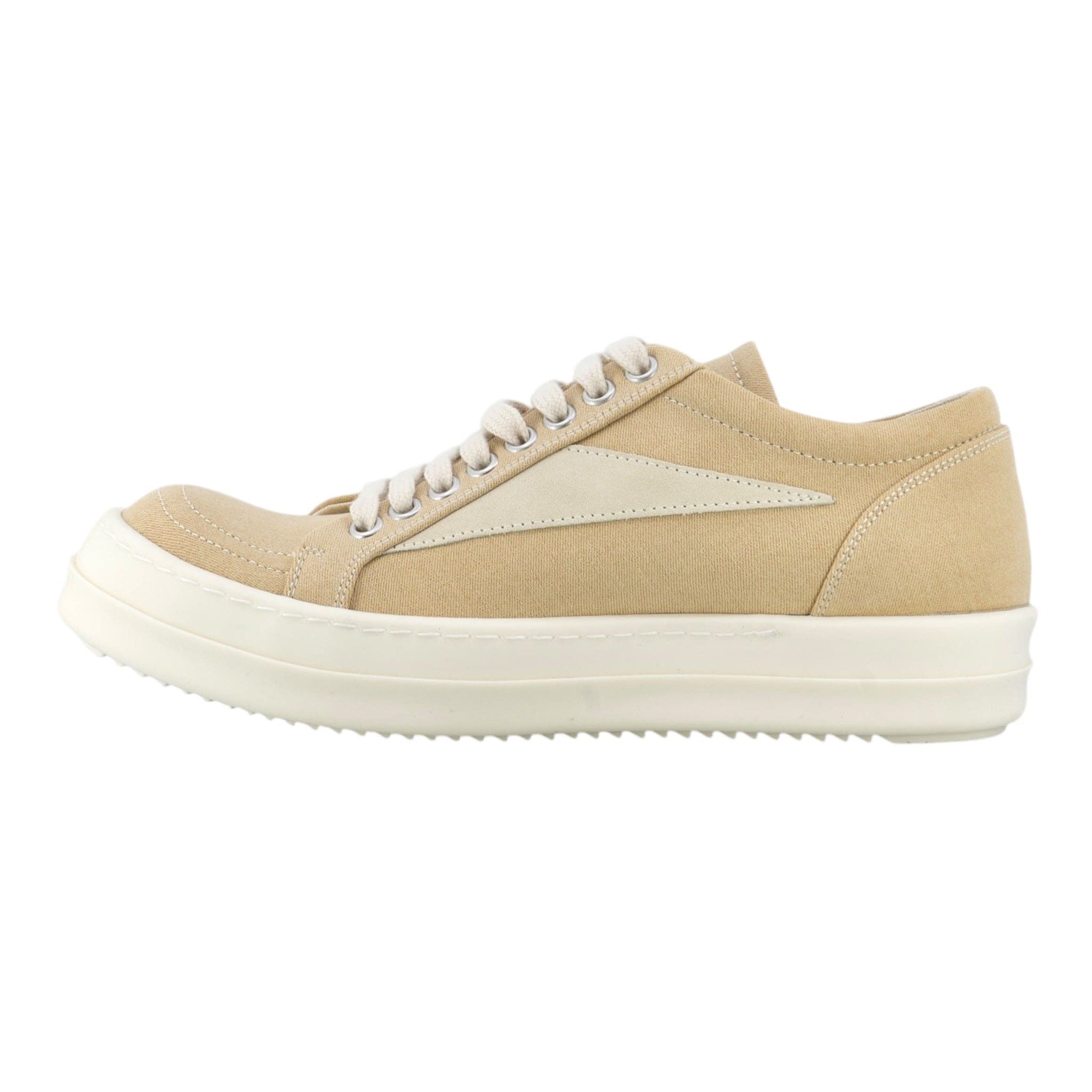Rick Owens DRKSHDW Lido Vintage Sneaker Low Mustard Milk Size US 9 / IT 39 - 3 Thumbnail