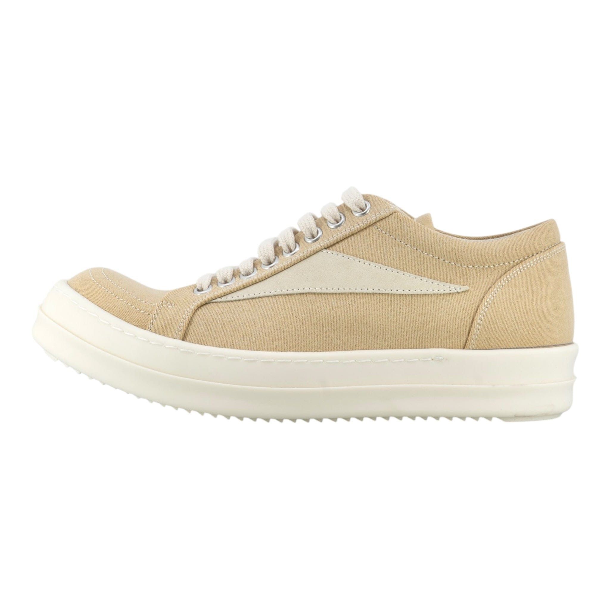 Rick Owens DRKSHDW Lido Vintage Sneaker Low Mustard Milk Size US 7 / EU 40 - 2 Thumbnail