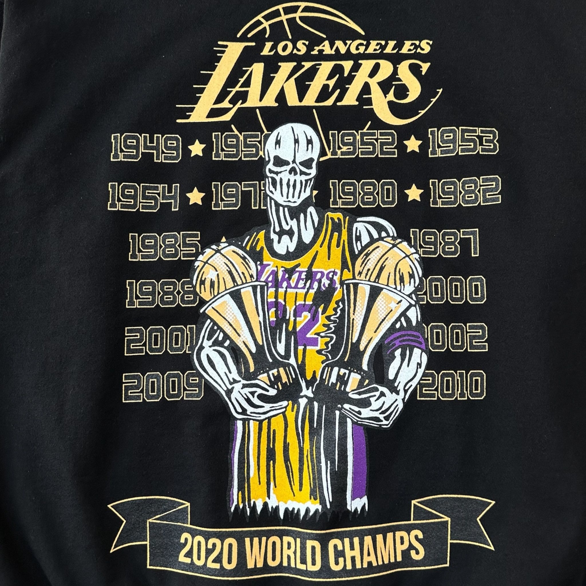 Warren Lotas Lakers 2020 Championship Hooded Sweatshirt Black Size US XL / EU 56 / 4 - 3 Thumbnail
