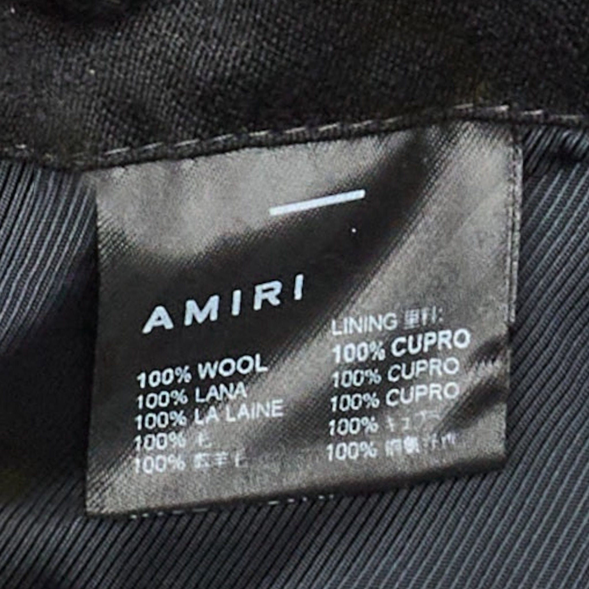 Amiri Amiri Double Pocket Zip Up Track Jacket Black Size US XL / EU 56 / 4 - 6 Thumbnail