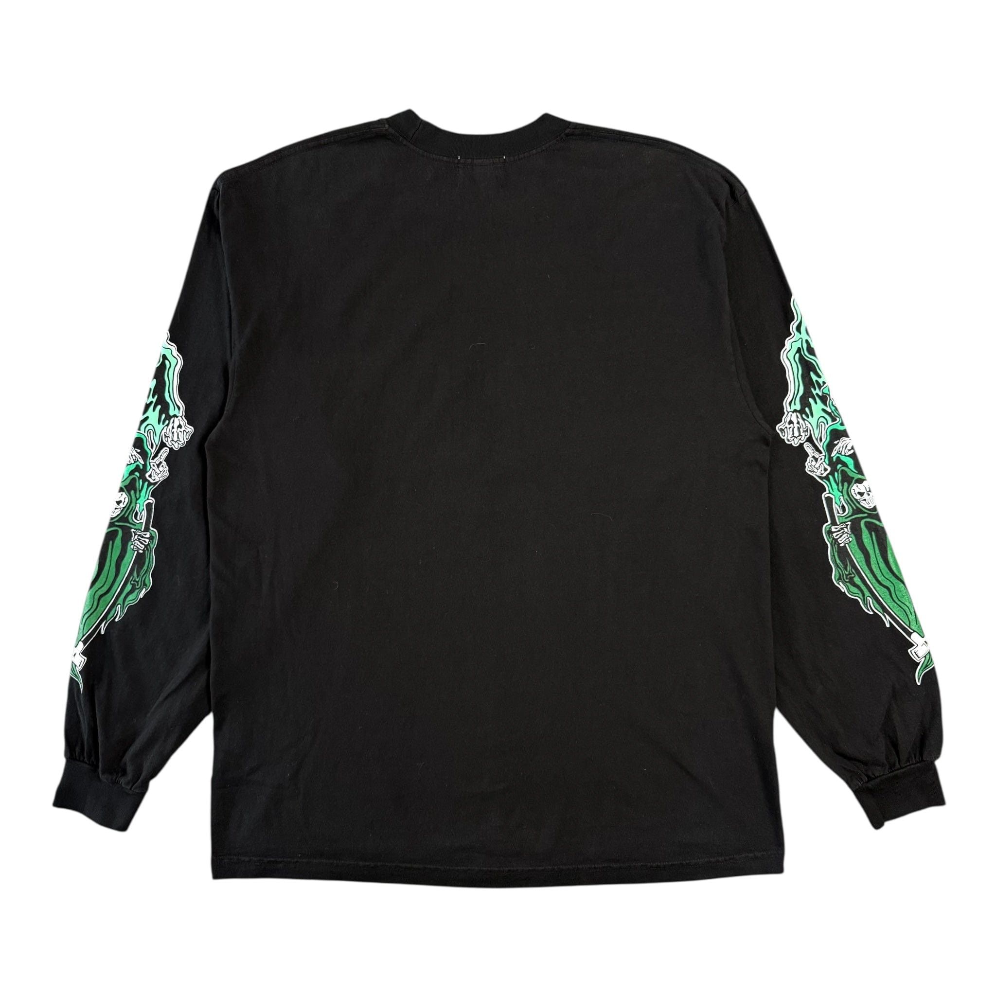 Warren Lotas 3 Reapers Long Sleeve Tee Shirt Black Green Size US L / EU 52-54 / 3 - 2 Thumbnail