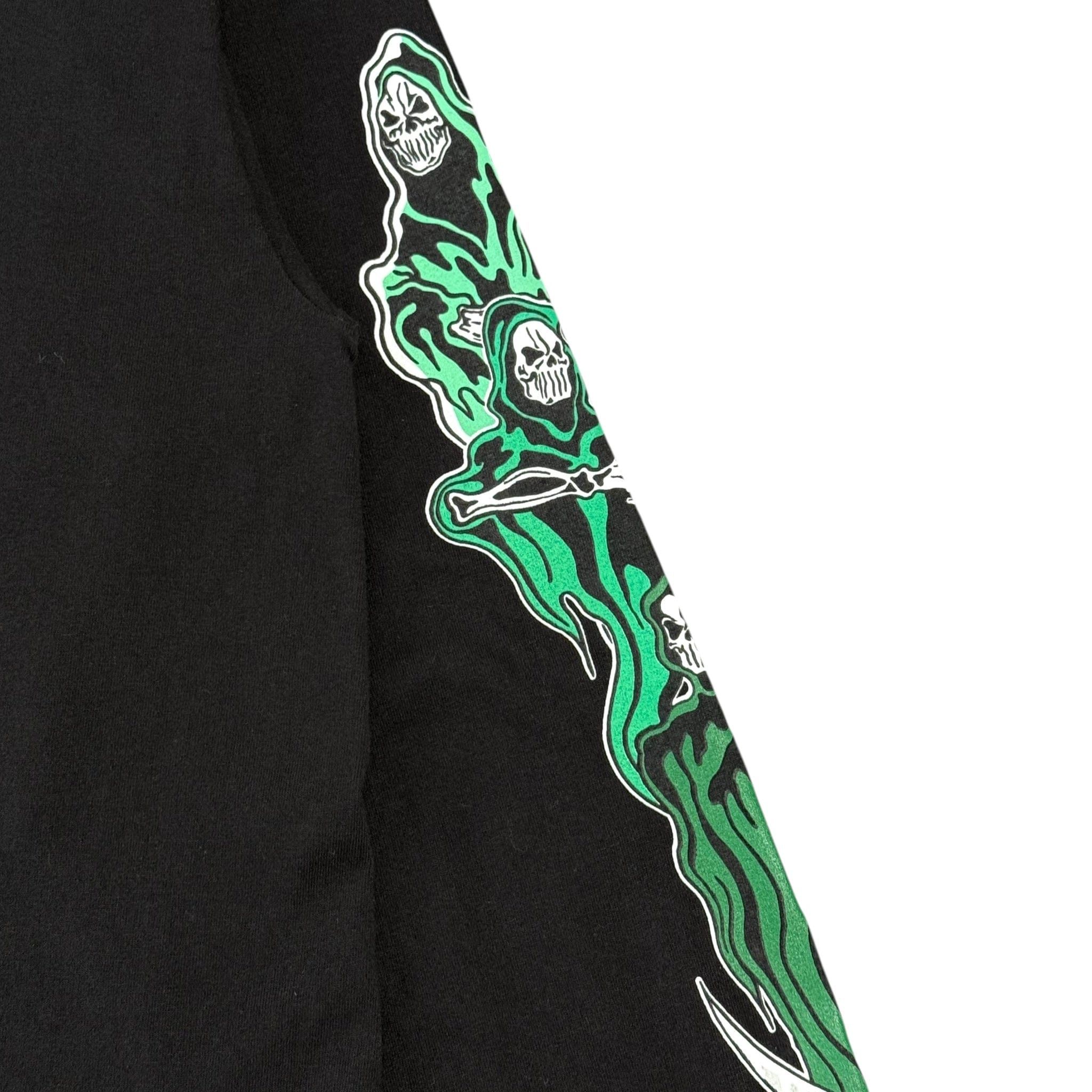Warren Lotas 3 Reapers Long Sleeve Tee Shirt Black Green Size US L / EU 52-54 / 3 - 4 Thumbnail