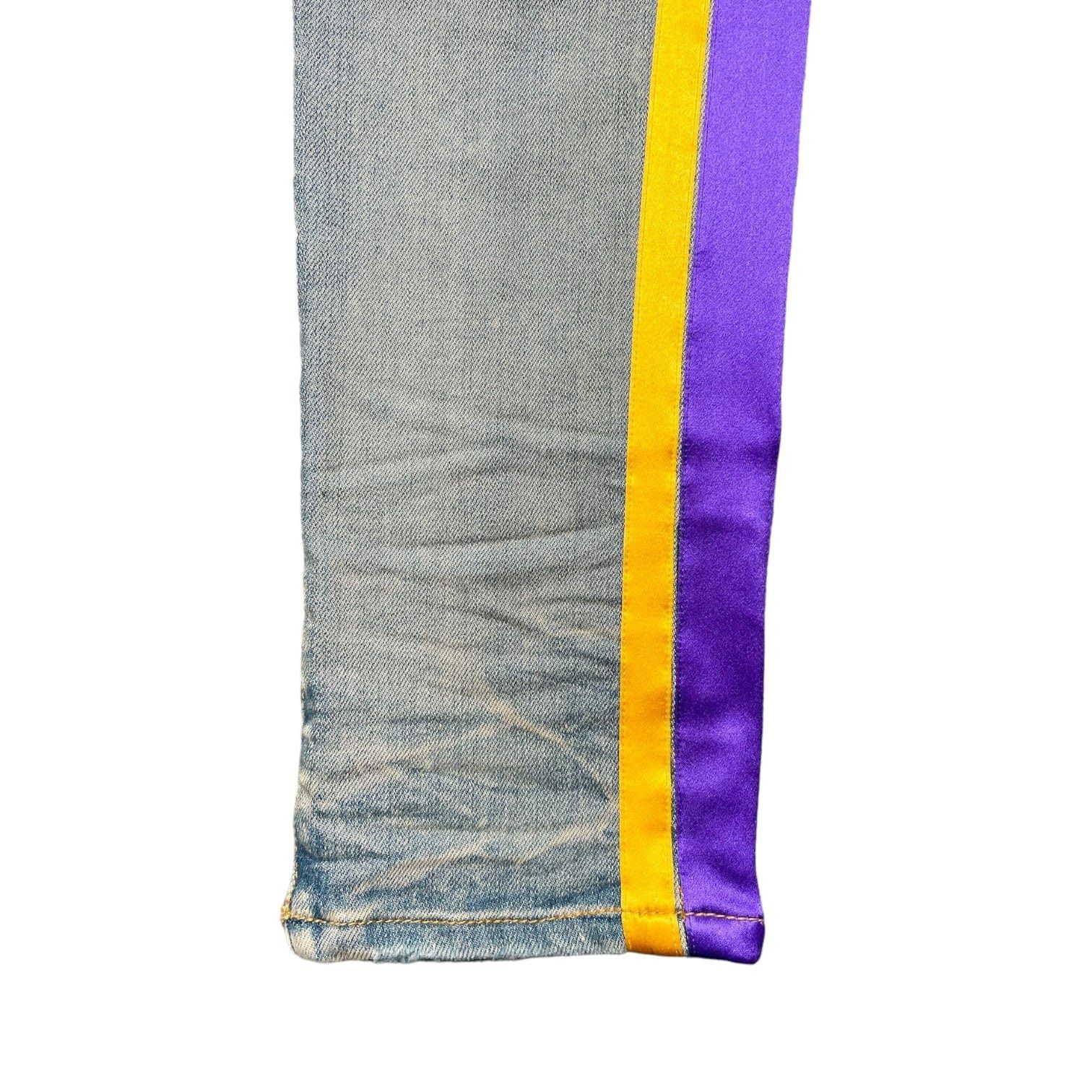Amiri Amiri Lakers Track Jeans Clay Indigo Size US 31 - 3 Thumbnail