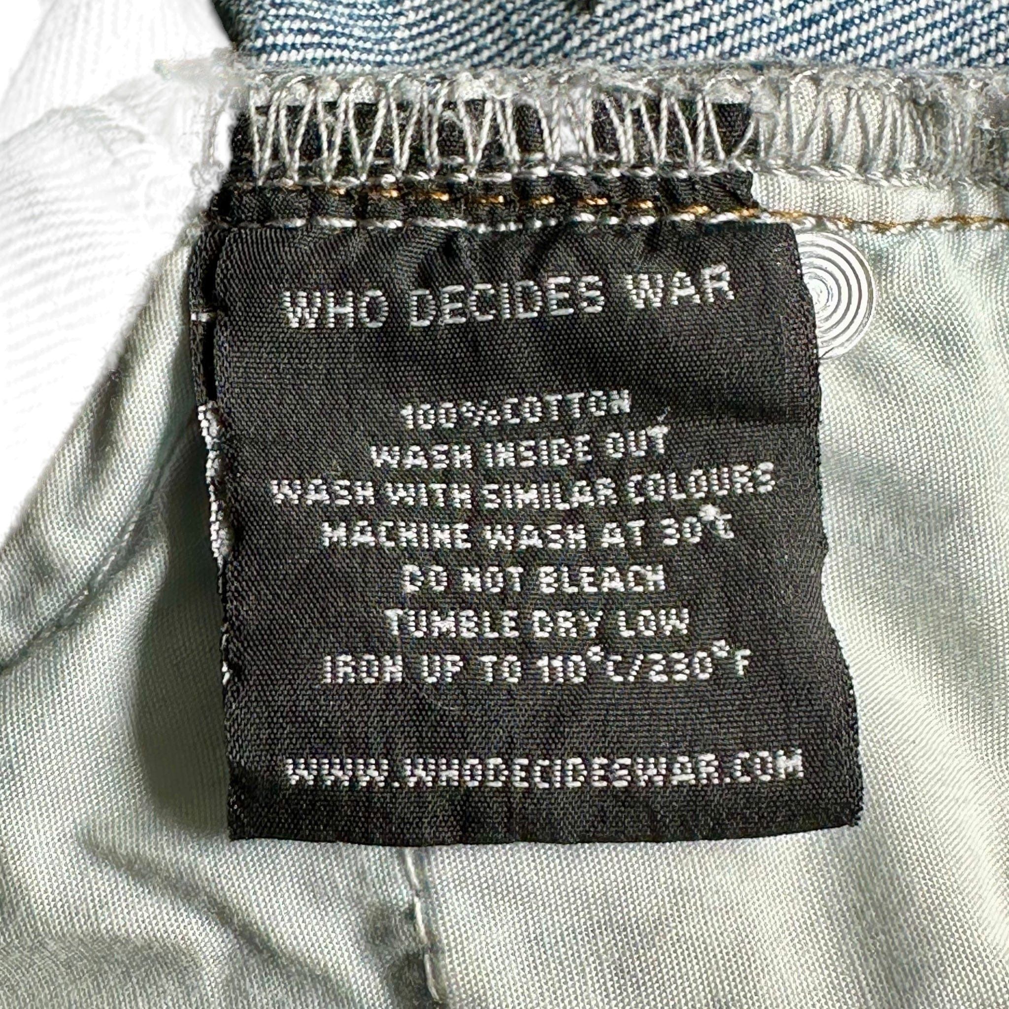 Who Decides War Grid Lace Jeans Sky Indigo Size US 34 / EU 50 - 5 Thumbnail