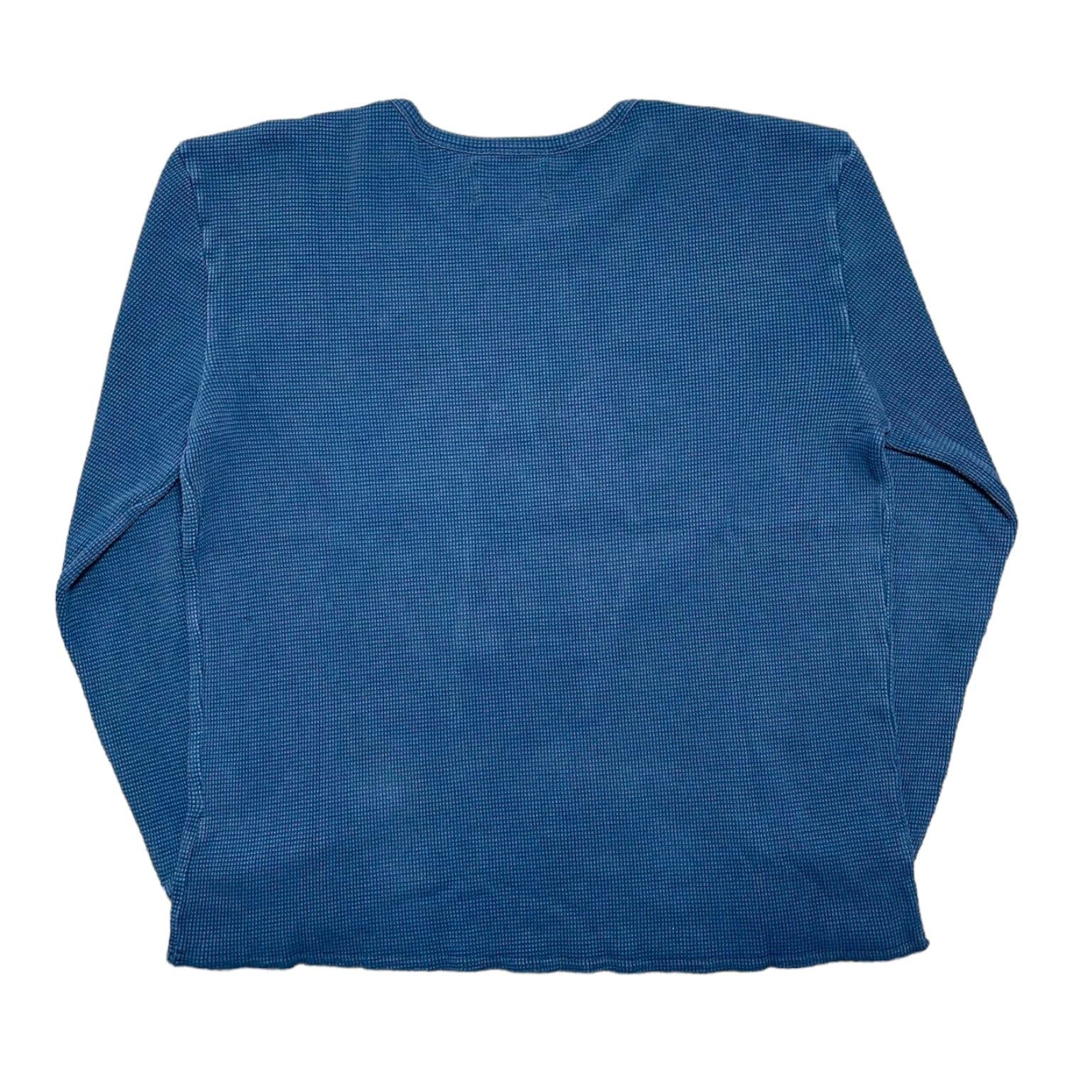 DENIM TEARS Denim University Thermal Long Sleeve Tee Shirt Navy Size US XL / EU 56 / 4 - 2 Thumbnail