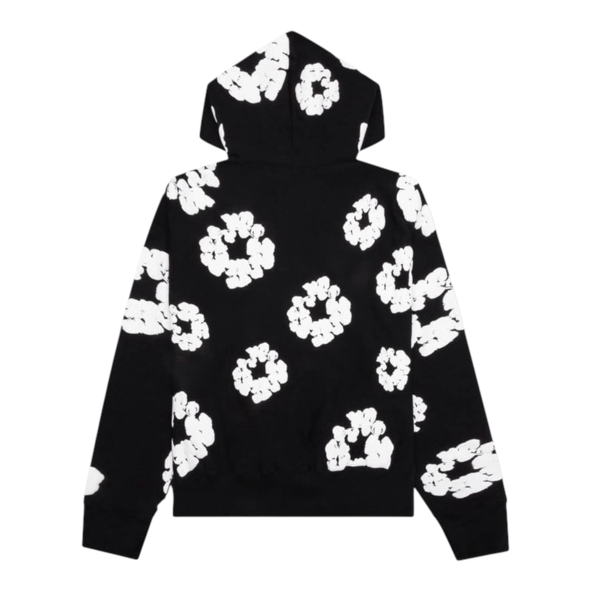 DENIM TEARS x Ready Made Cotton Wreath Hooded Sweatshirt Black Size US XL / EU 56 / 4 - 2 Thumbnail