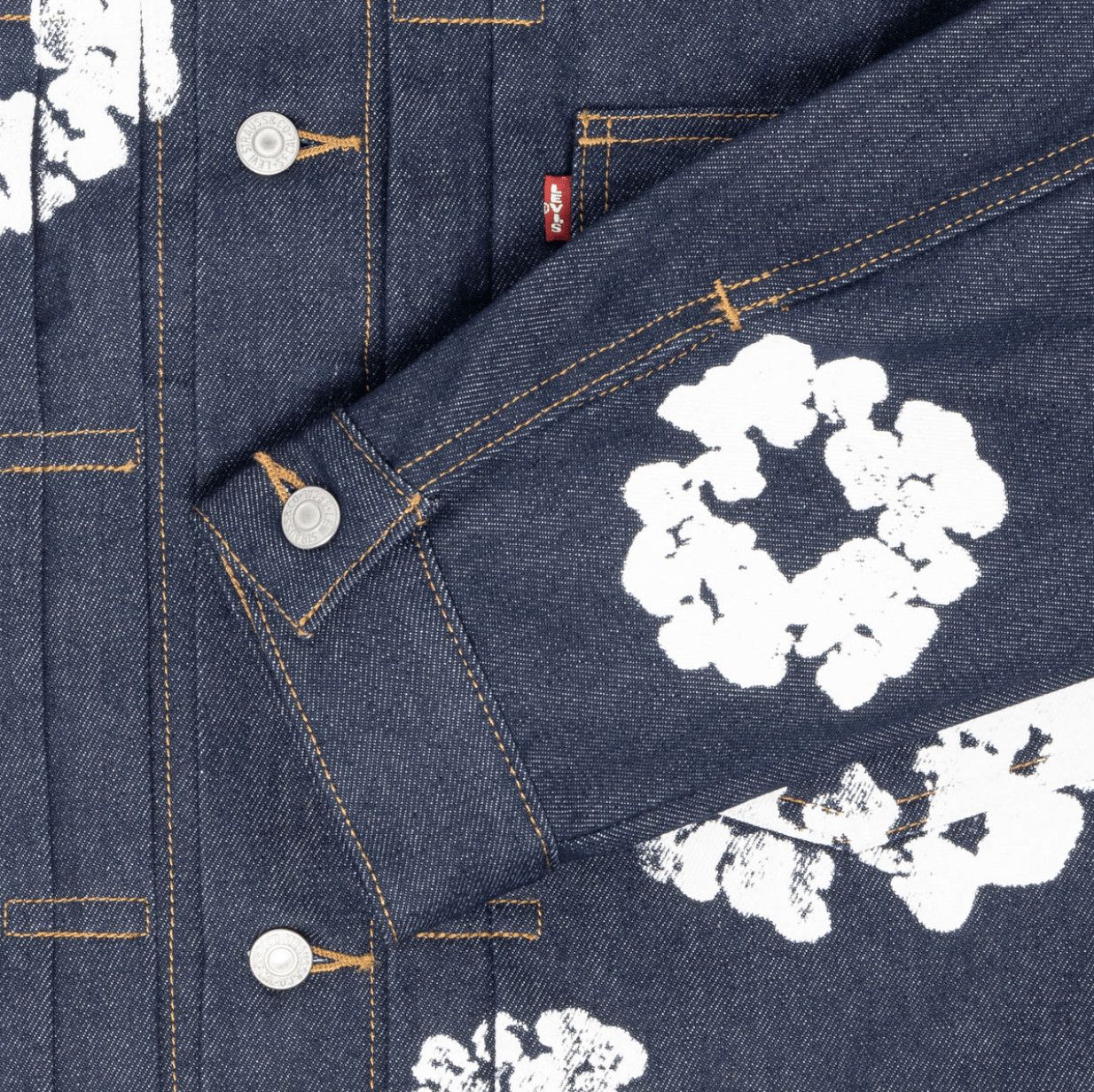 DENIM TEARS x Levi's Denim Jacket Selvedge Size US L / EU 52-54 / 3 - 4 Thumbnail