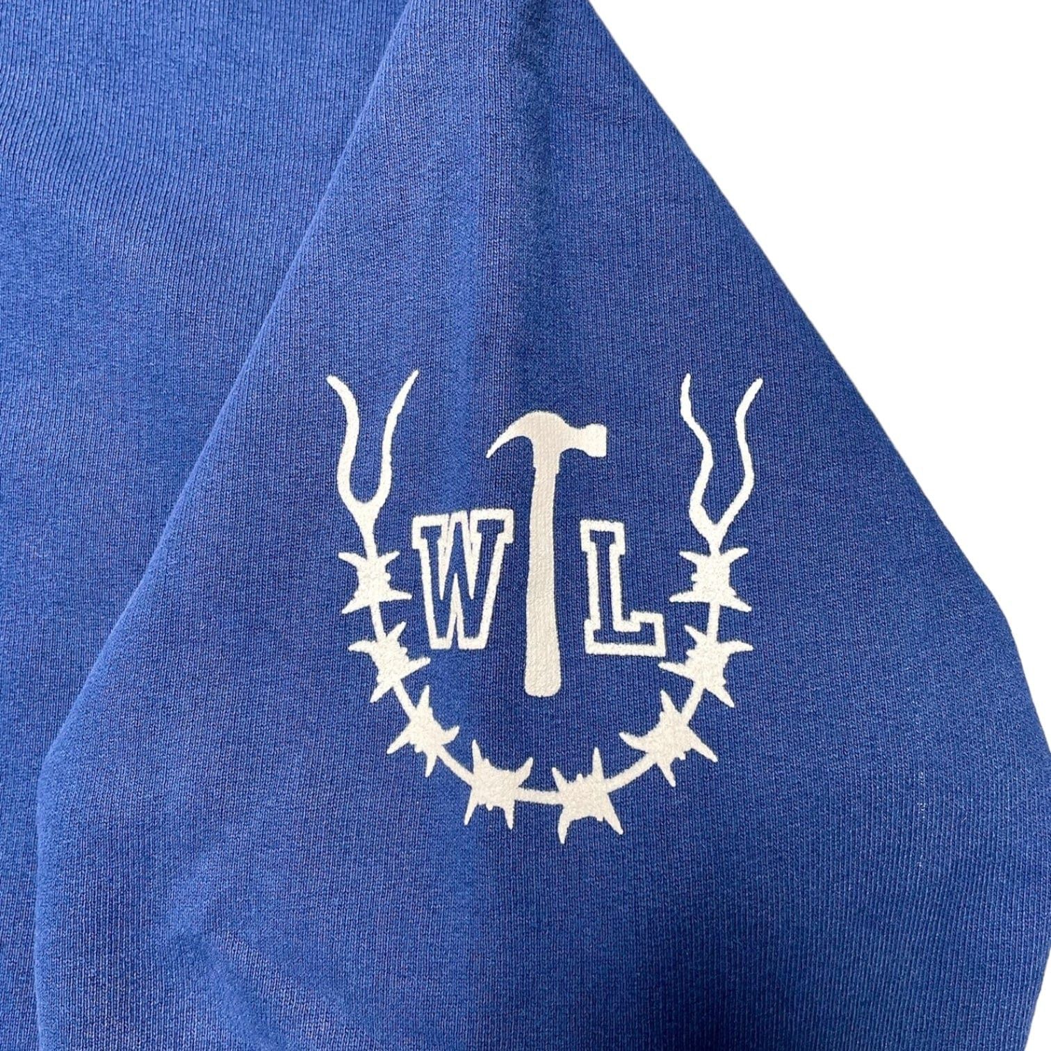 Warren Lotas Love Hate Hooded Sweatshirt Navy Size US XL / EU 56 / 4 - 3 Thumbnail