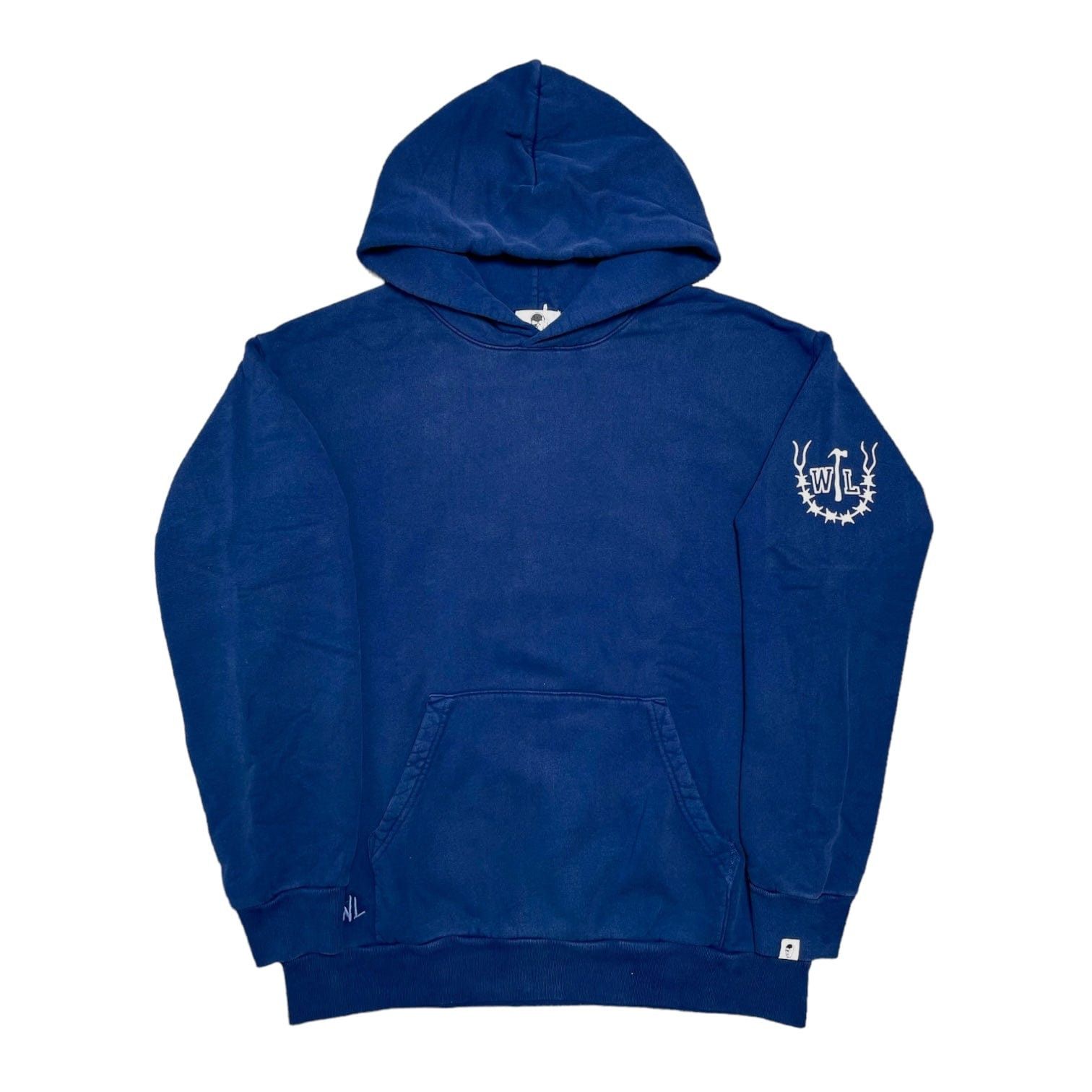 Warren Lotas Love Hate Hooded Sweatshirt Navy Size US XL / EU 56 / 4 - 2 Thumbnail