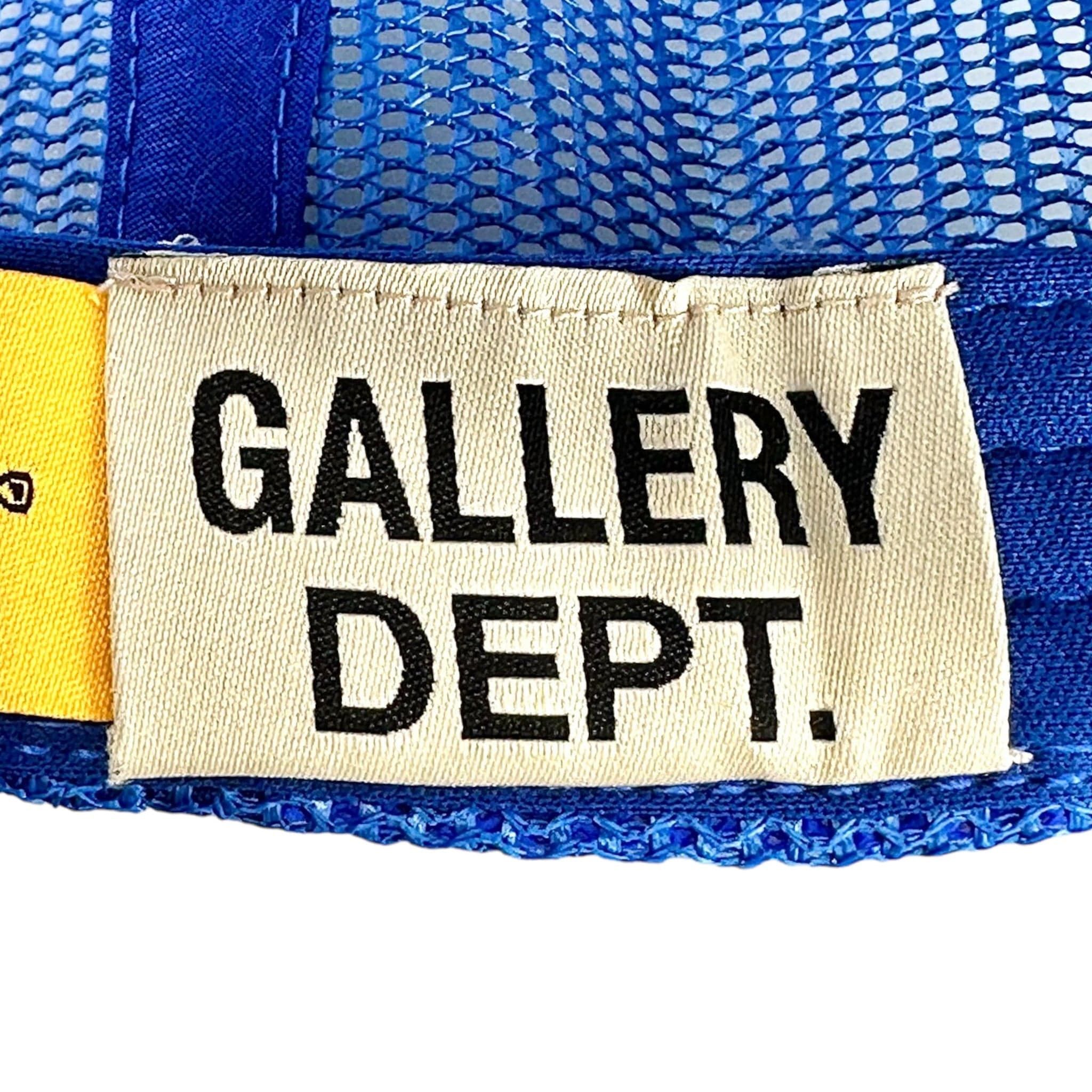 Gallery Dept. Gallery Department Logo Trucker Hat Blue Yellow Size ONE SIZE - 6 Thumbnail