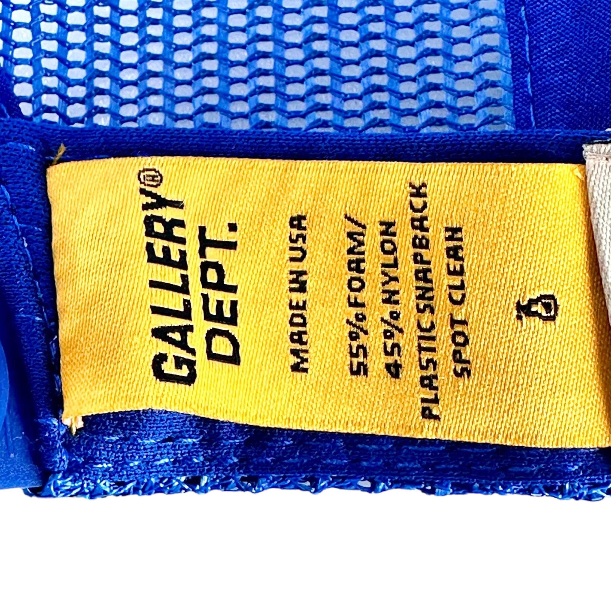 Gallery Dept. Gallery Department Logo Trucker Hat Blue Yellow Size ONE SIZE - 7 Thumbnail