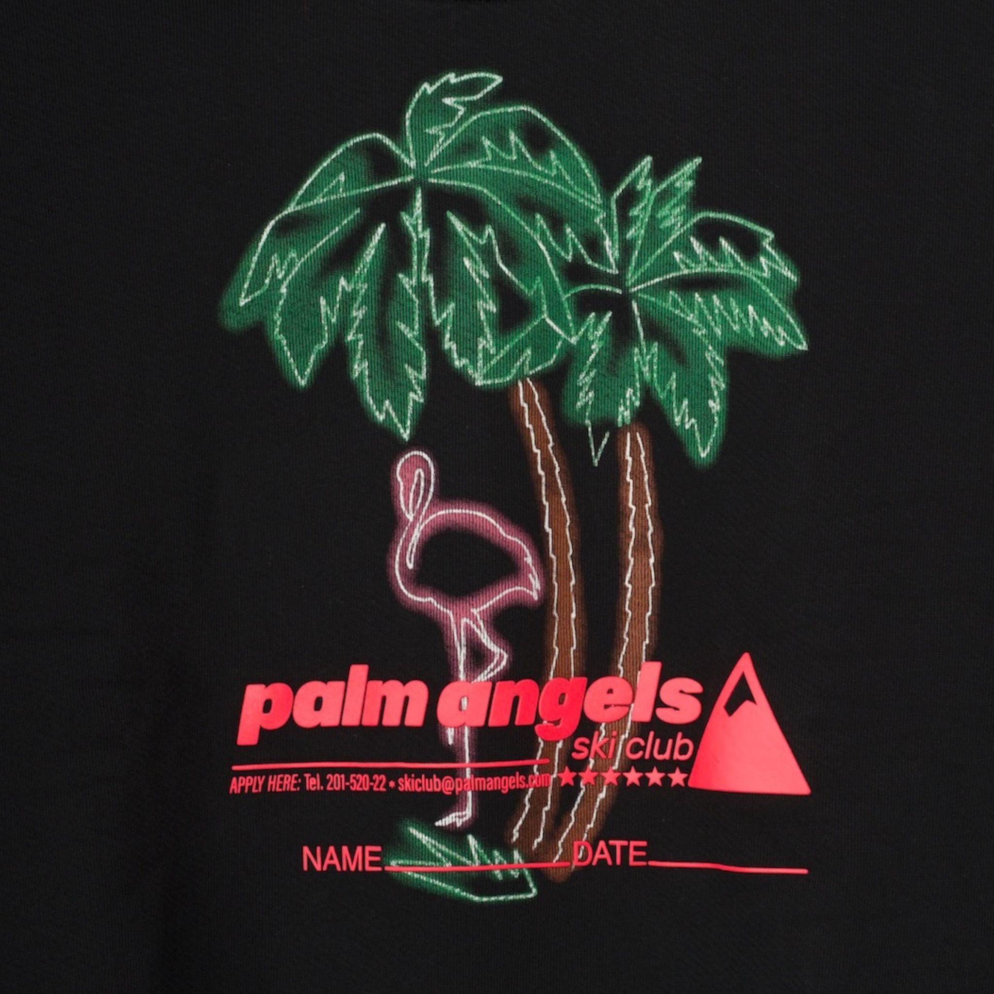 Palm Angels Ski Club Logo Crewneck Sweatshirt Black Multi Size US XXL / EU 58 / 5 - 3 Thumbnail