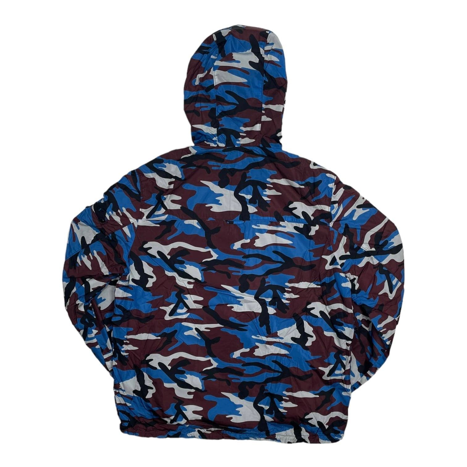 Prada Reversible Camouflage Nylon Jacket Burgandy Camo Size US XXL / EU 58 / 5 - 2 Thumbnail