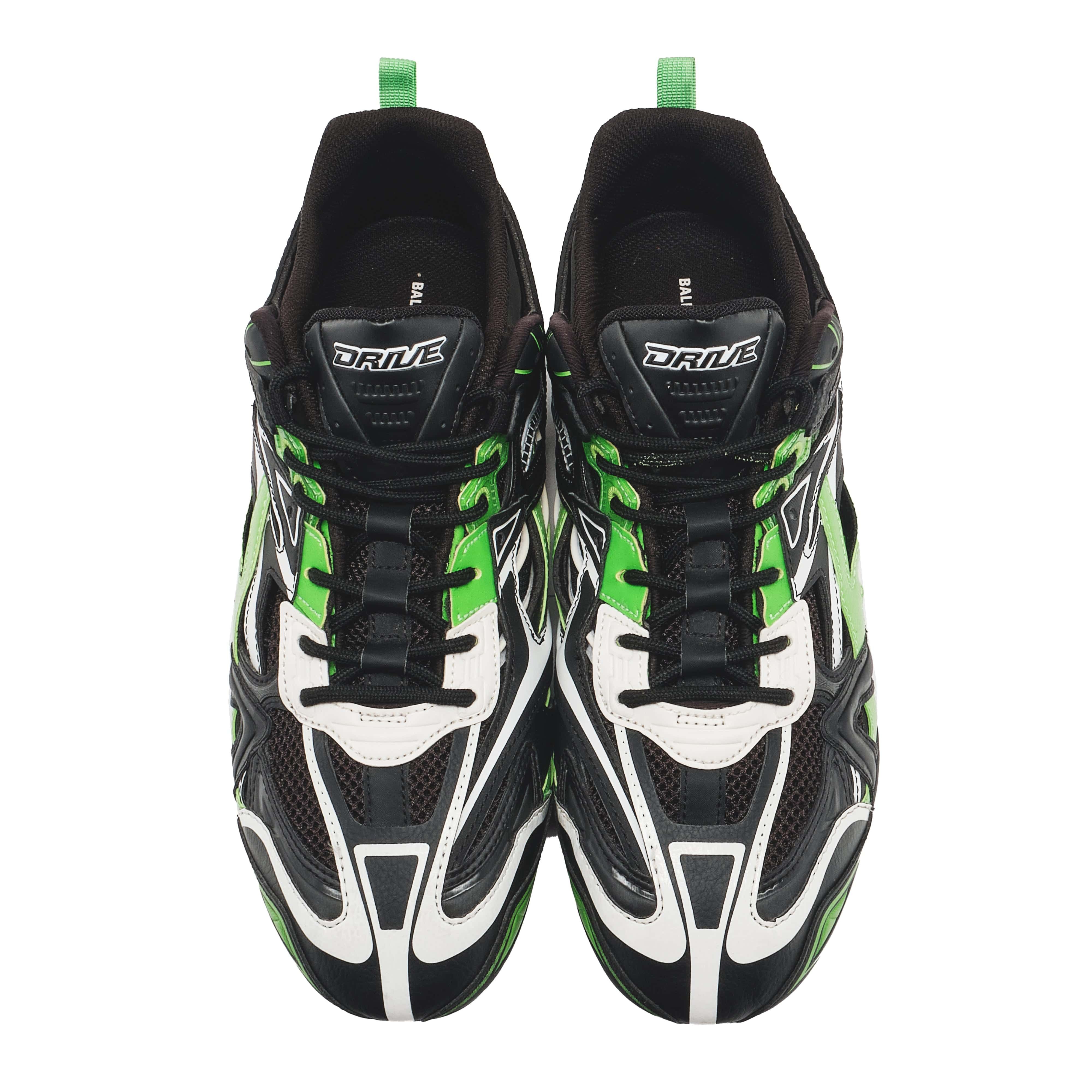 Balenciaga Drive Black Neon Green Size US 11 / EU 44 - 5 Thumbnail