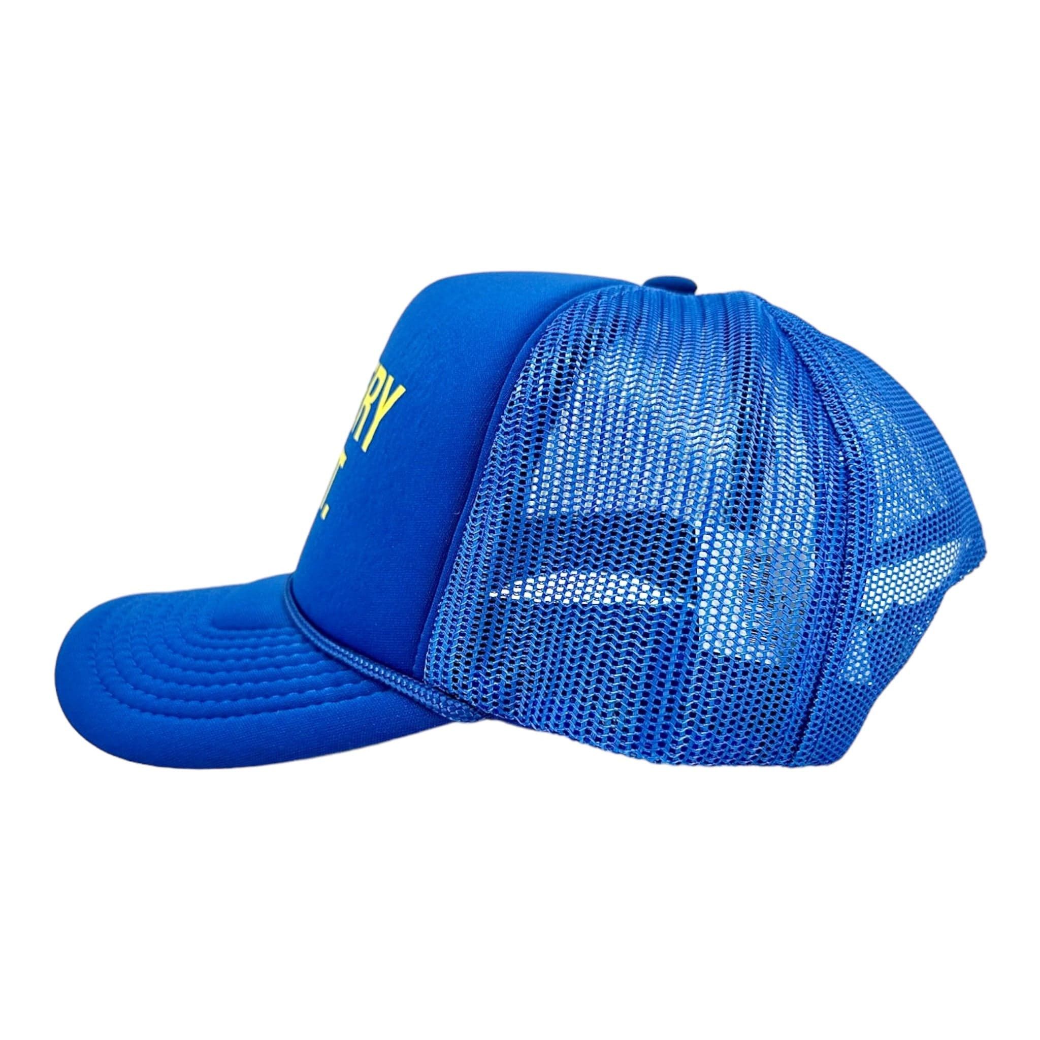 Gallery Dept. Gallery Department Logo Trucker Hat Blue Yellow Size ONE SIZE - 3 Thumbnail