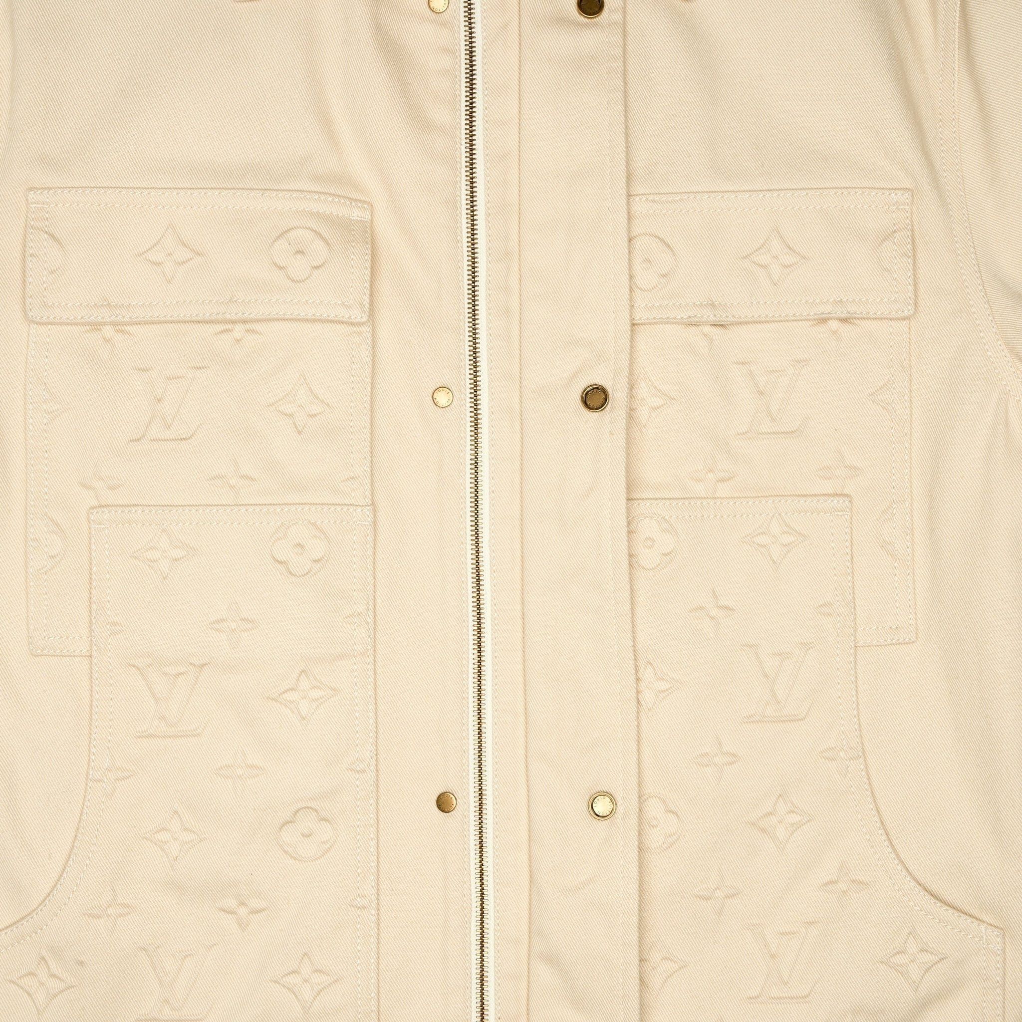 Louis Vuitton Monogram Workwear Denim Jacket Size US XL / EU 56 / 4 - 4 Thumbnail