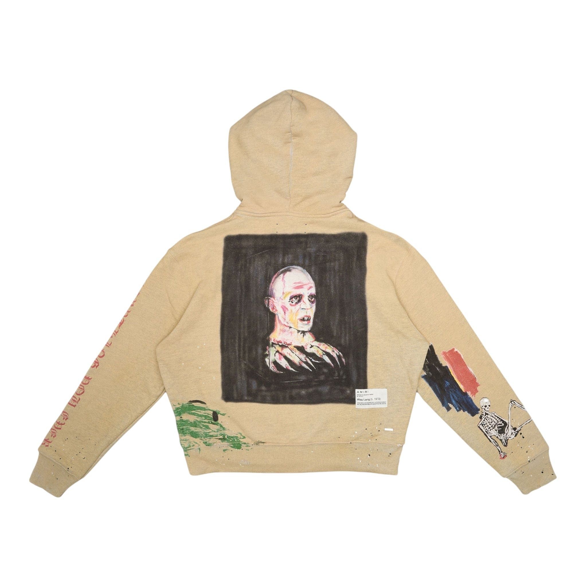 Amiri Amiri x Wes Lang Land Blood Logo Hooded Sweatshirt Tan Multi Size US XS / EU 42 / 0 - 2 Thumbnail